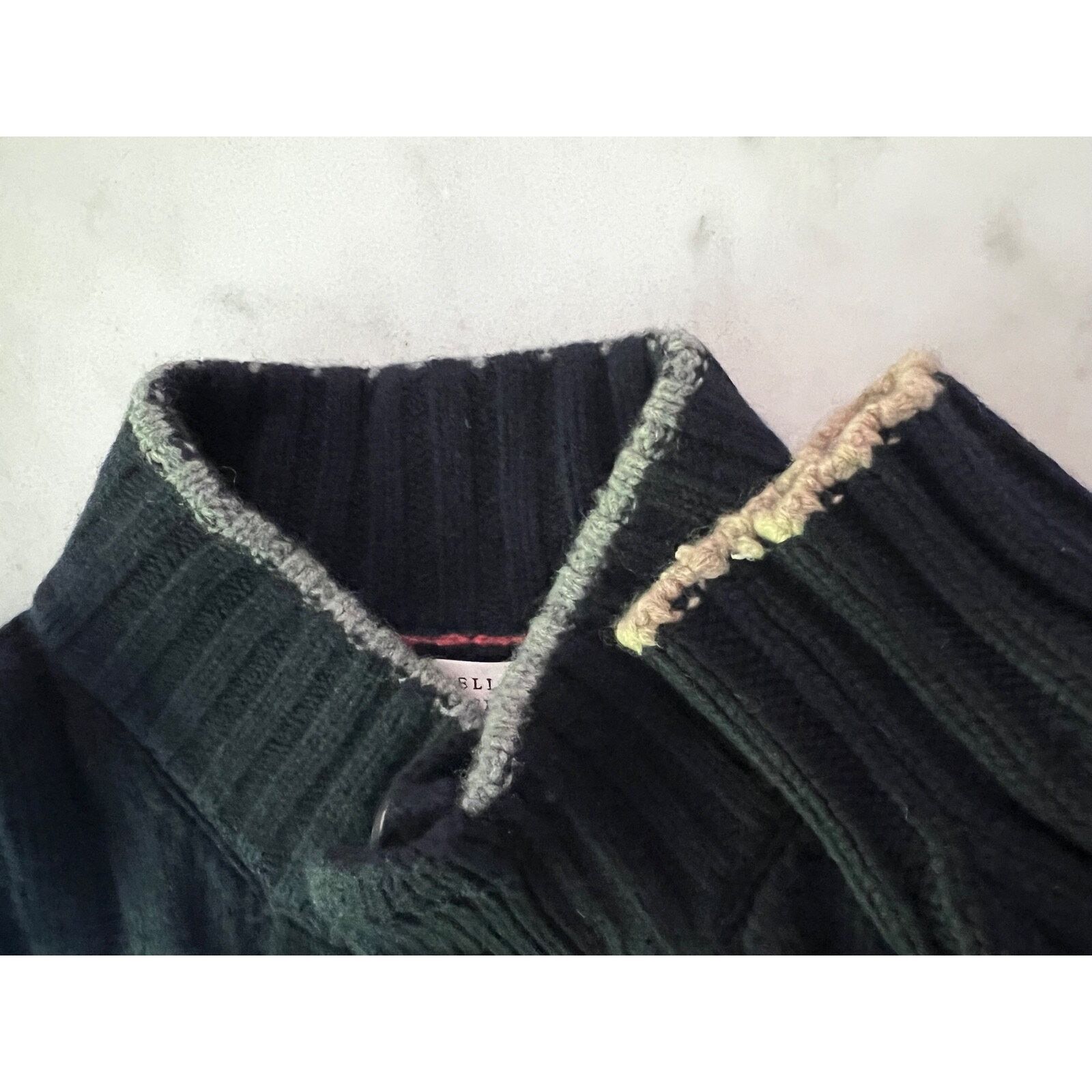 Brunello Cucinelli $3850 Brunello Cucinelli 100% Cashmere Chunky Navy Blue IT50 Size US M / EU 48-50 / 2 - 8 Thumbnail