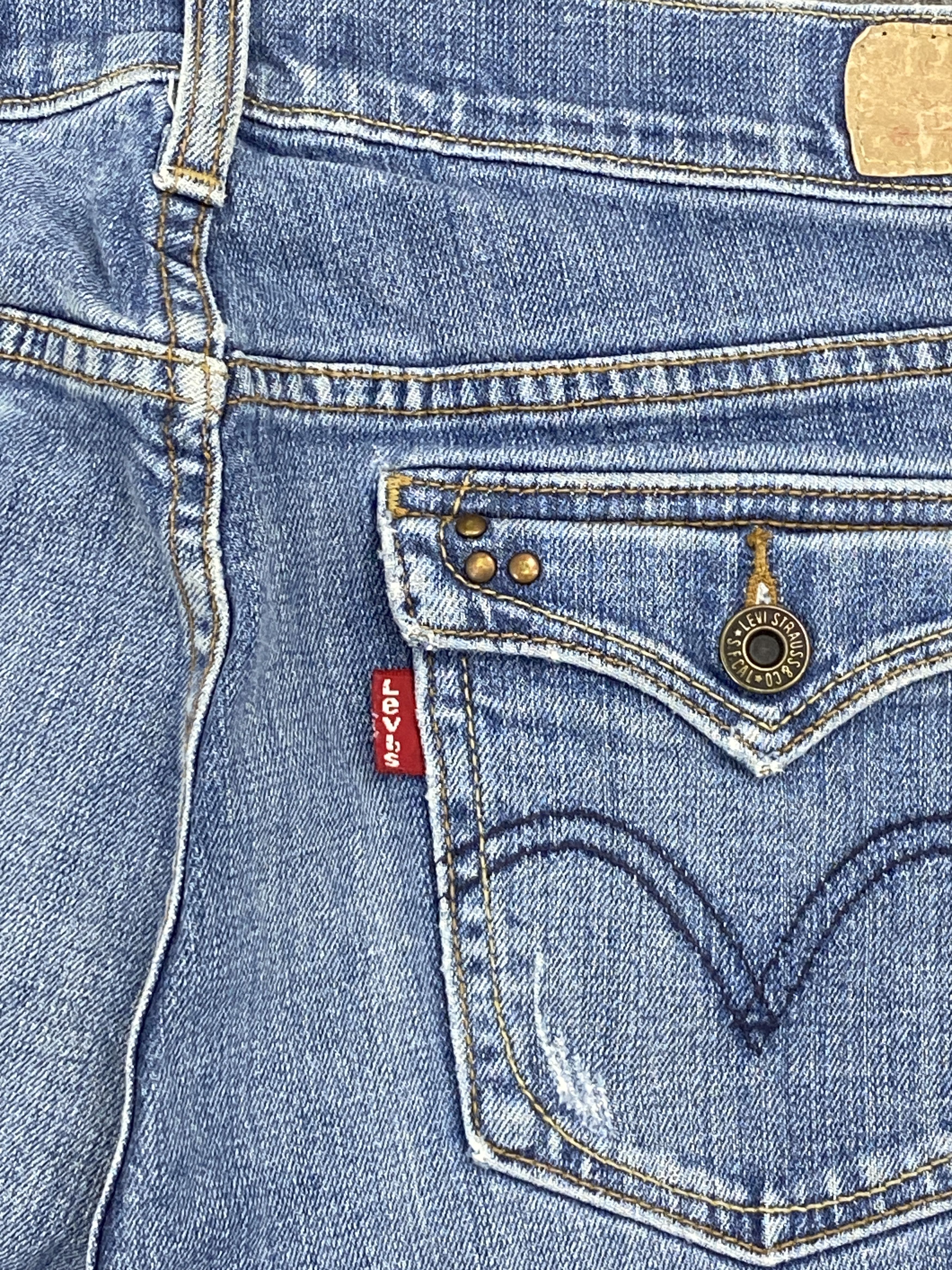 Levi's Vintage levis 515 Flare Blue Denim DP2631 Size US 30 / EU 46 - 6 Thumbnail