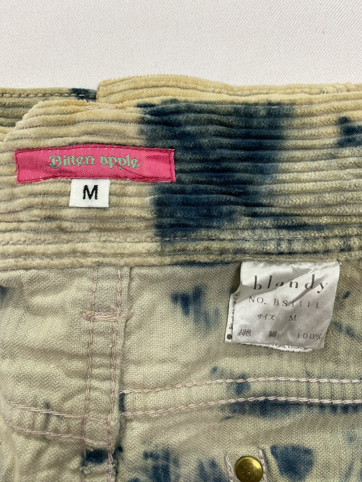 Japanese Brand Bitten Apple by Blondy Bleached Skirt Size 30" / US 8 / IT 44 - 7 Thumbnail