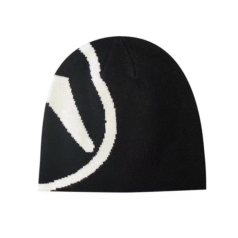 Japanese Brand Aphex Twin Kpop Beanie Hat Embroider Knit Warm Cap Size ONE SIZE - 6 Thumbnail