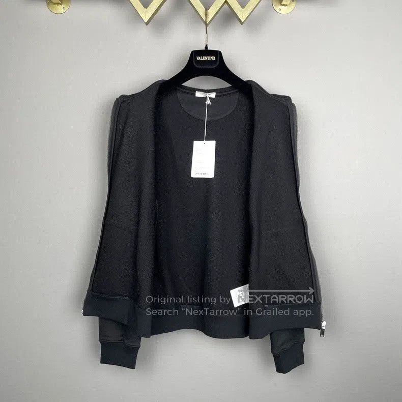 Valentino Valentino Hooded zippered sweatshirt monogram print jacket Size US S / EU 44-46 / 1 - 5 Thumbnail