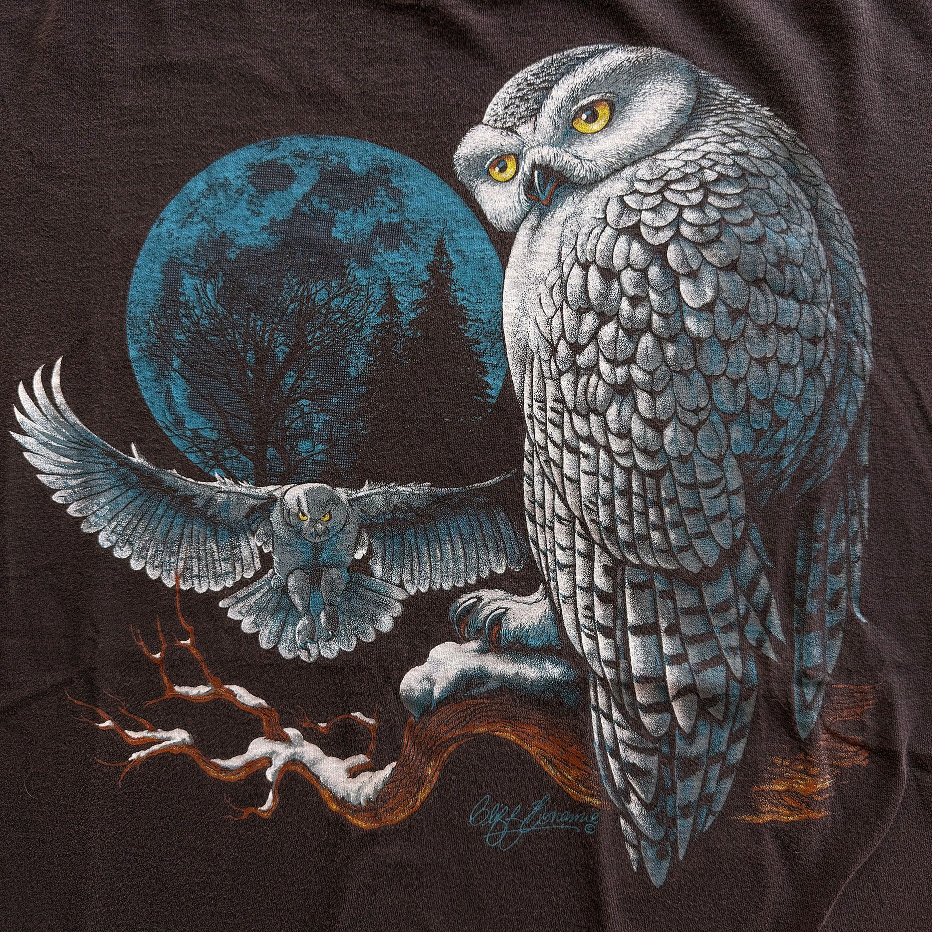 Vintage 1996 Vintage Snowy Owl Tee Size US XL / EU 56 / 4 - 2 Thumbnail
