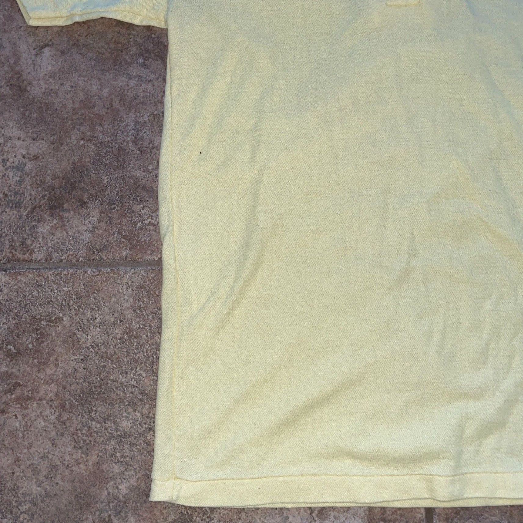 Champion VINTAGE Champion Polo Shirt Mens L USA Yellow Cotton Blend Shirt Size US L / EU 52-54 / 3 - 3 Thumbnail