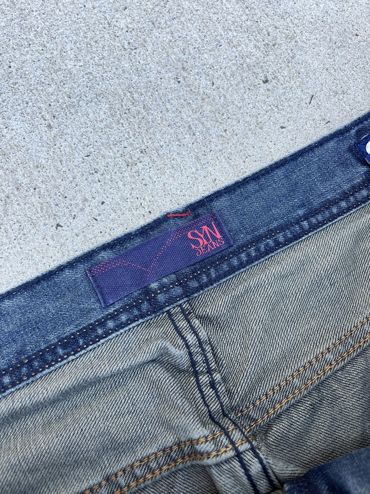 JNCO × Japanese Brand × Vintage Vintage 00’s SYN Hip-Hop Baggy Jeans Size US 40 / EU 56 - 6 Thumbnail