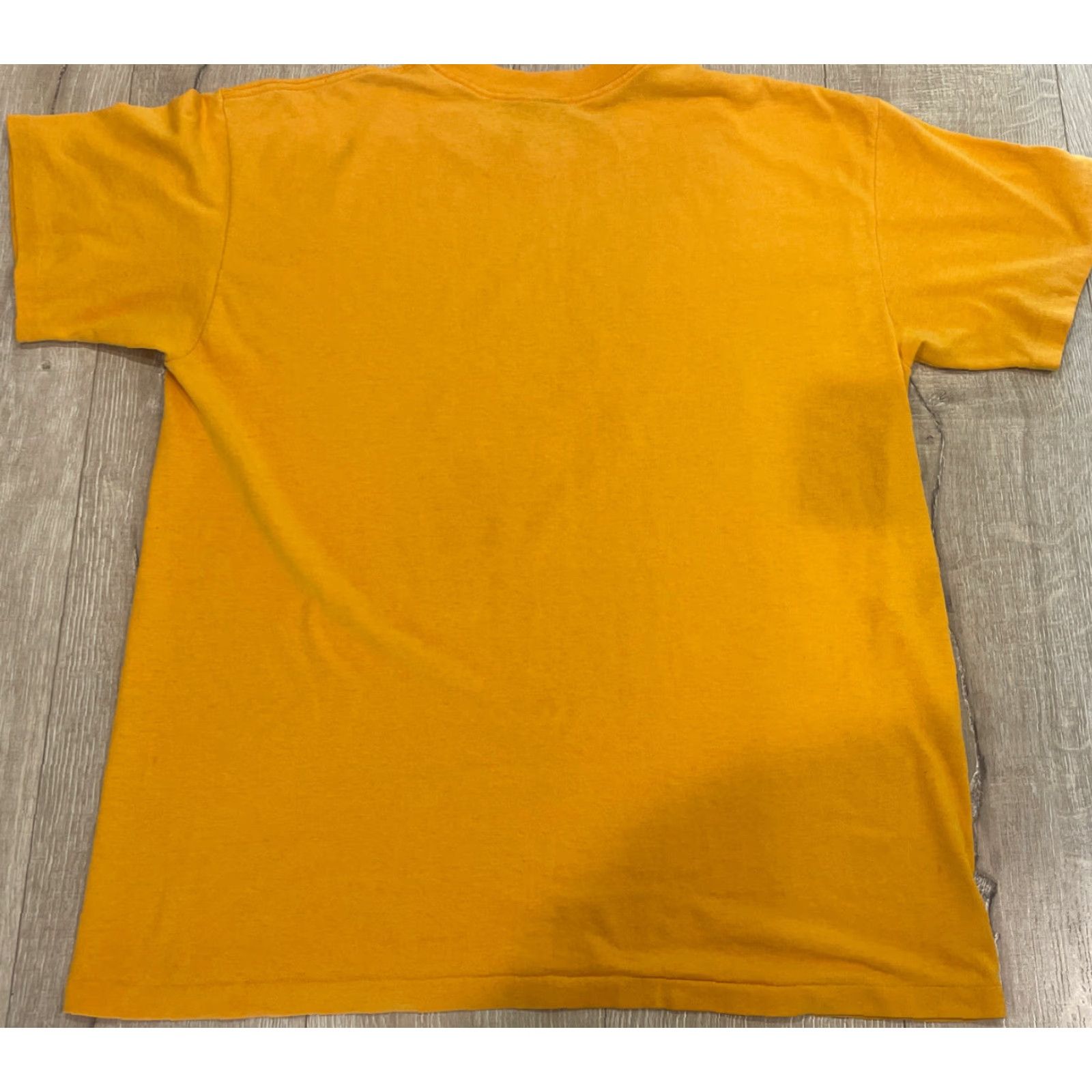 Vintage VINTAGE Unbranded Gecko Lizard Graphic T-Shirt Adult XL Orange Solid Short Sleeve 80s 90s Southwestern Mens Size US XL / EU 56 / 4 - 2 Thumbnail