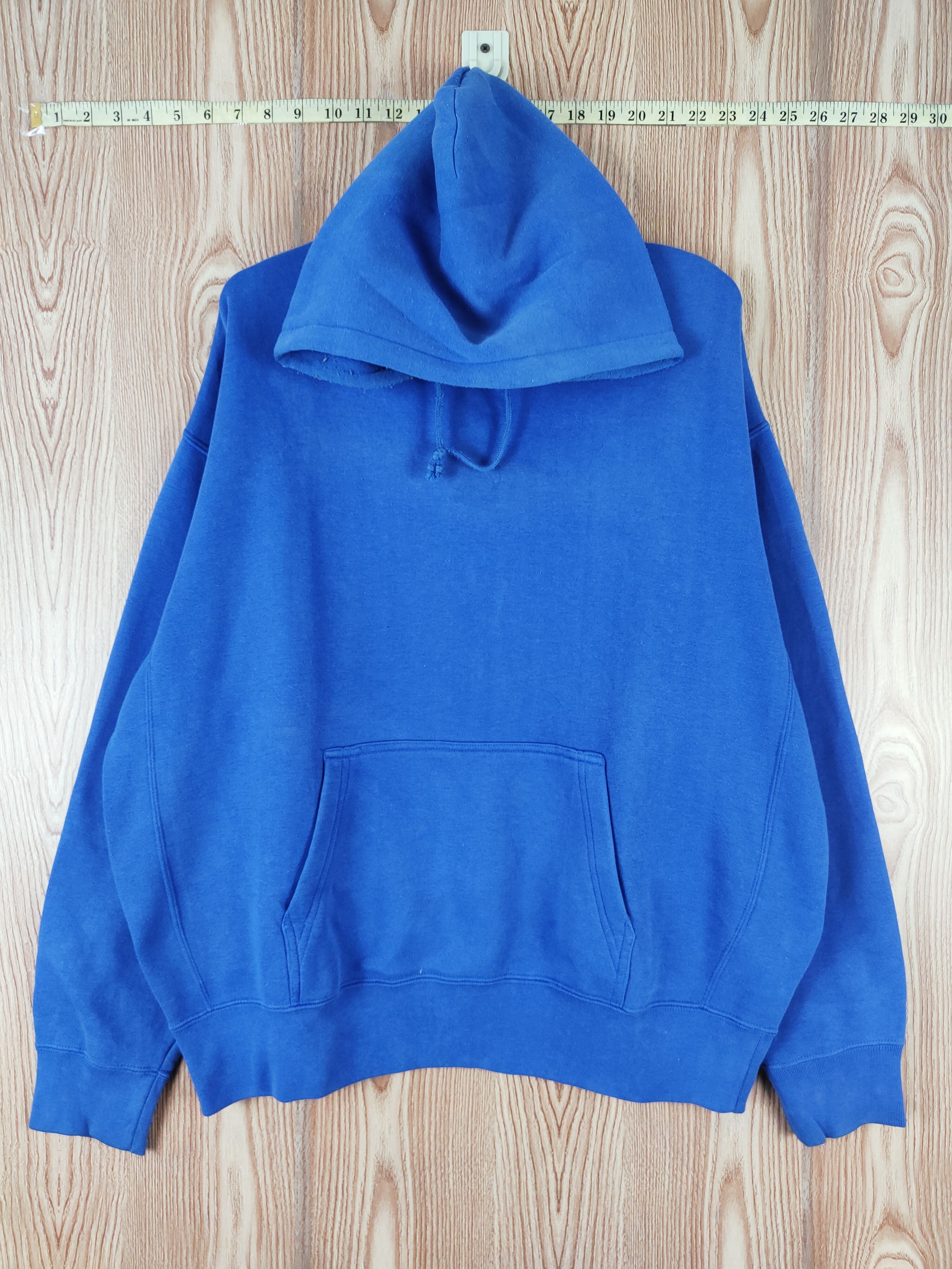 Japanese Brand × Vintage Vintage 💥 United Athle Blue Hoodie Sweatshirts Size US XL / EU 56 / 4 - 1 Thumbnail