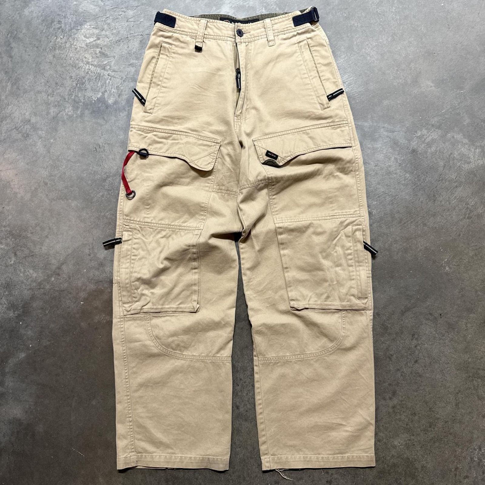 Vintage Vintage RagWear Baggy Double Knee Cargo Tactical Jean Pants Size US 32 / EU 48 - 1 Thumbnail