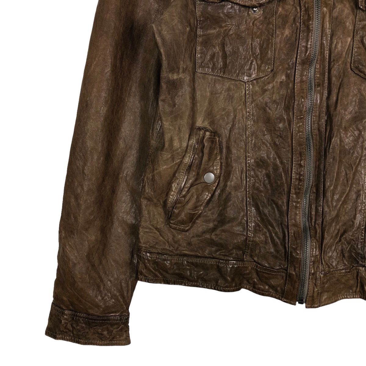 Japanese Brand 🔥Vintage Biker Leather Jacket Multi Pocket Bondage Italy Size US M / EU 48-50 / 2 - 4 Thumbnail