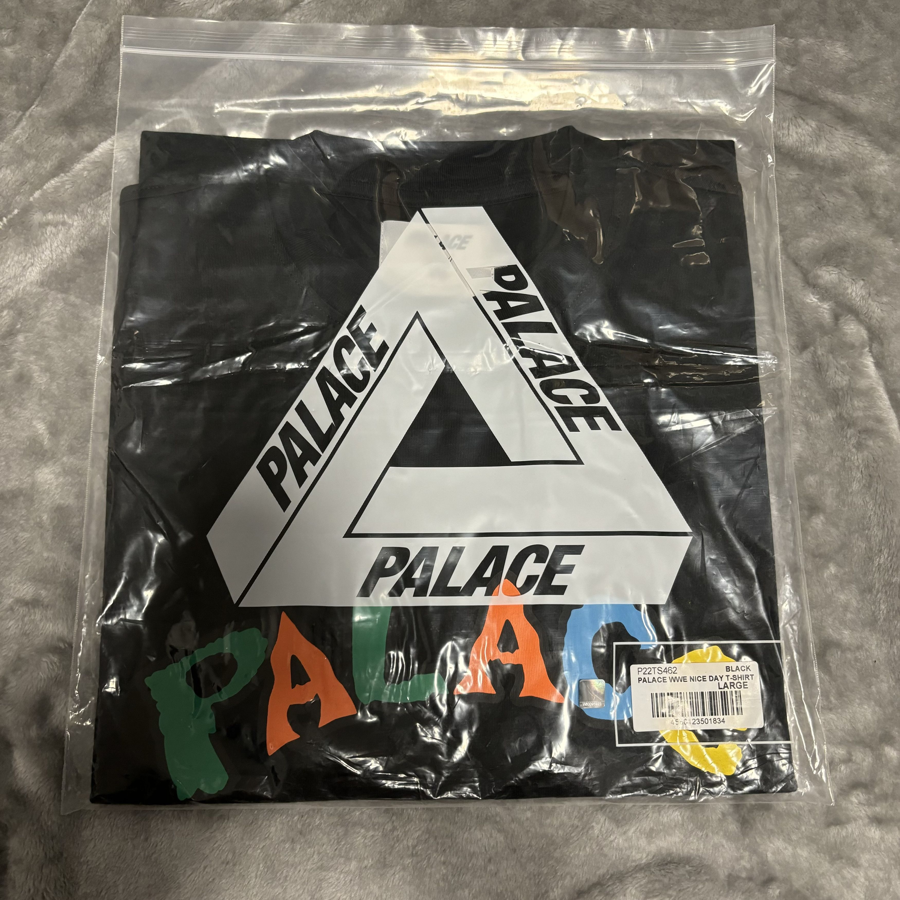 Palace Palace x WWE Nice Day T-Shirt Black - 23SS Size US L / EU 52-54 / 3 - 3 Thumbnail