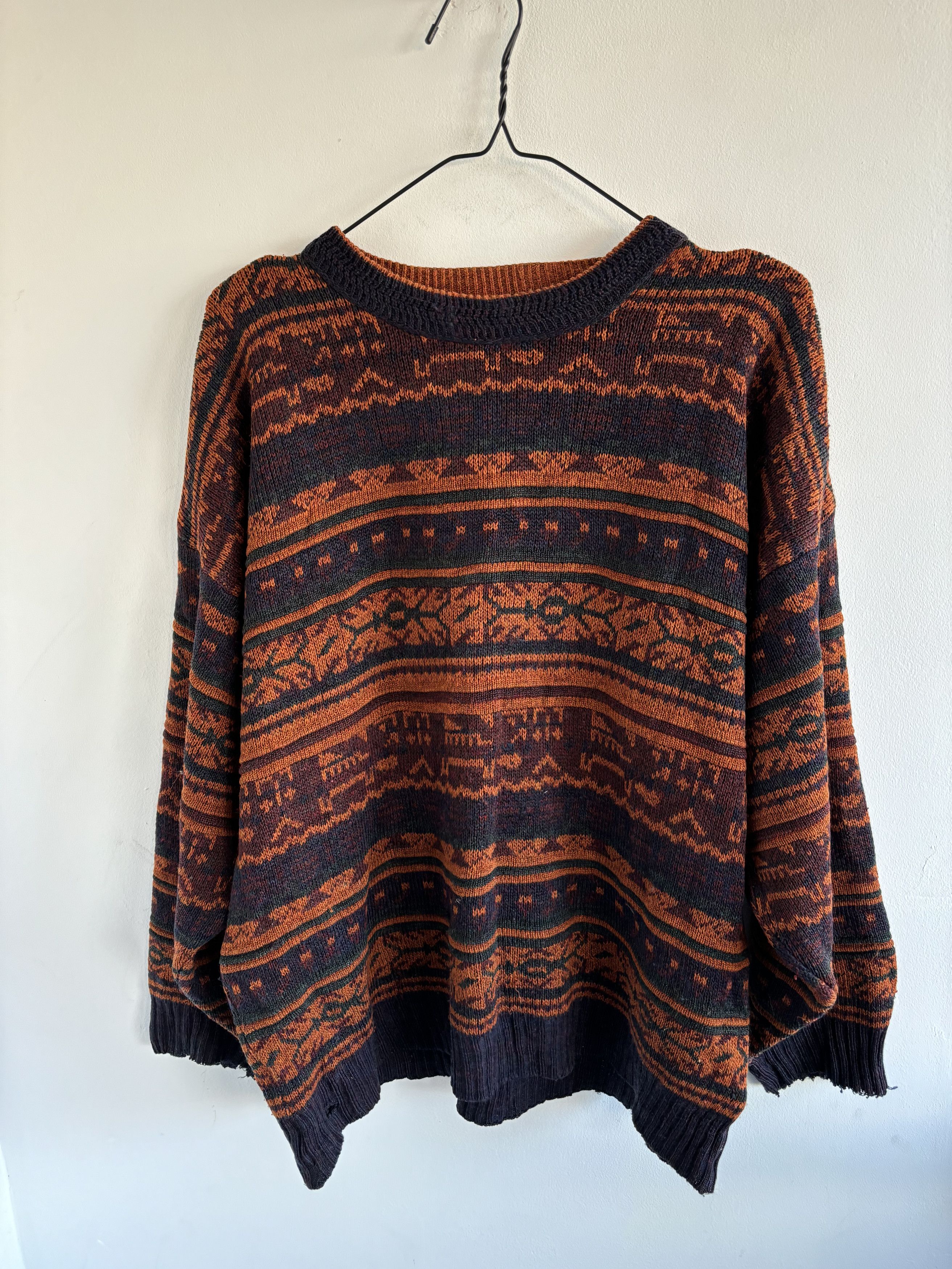 Vintage Vintage Oriental Sweater Size US L / EU 52-54 / 3 - 1 Thumbnail