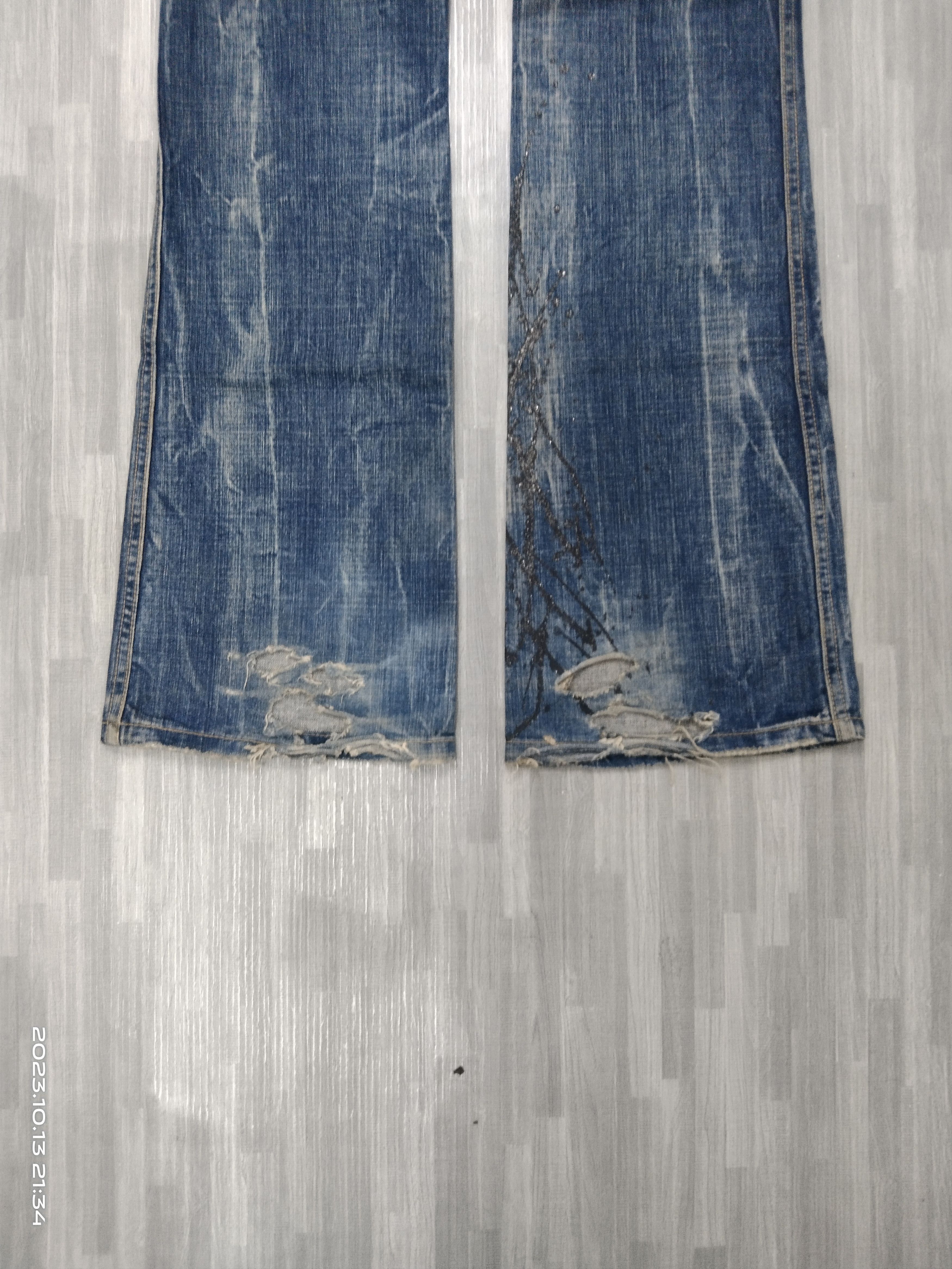 Other FLARE SICK FUGA DENIM PANTS Size 29" - 8 Thumbnail
