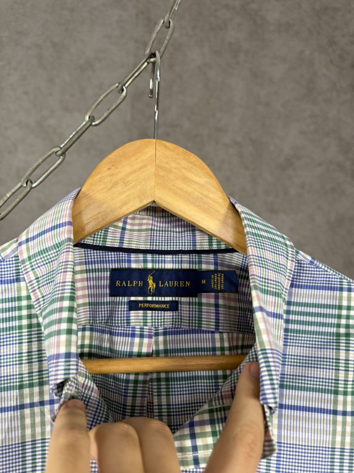 Polo Ralph Lauren Polo Ralph Lauren designer logo checkered shirt Size US M / EU 48-50 / 2 - 4 Thumbnail