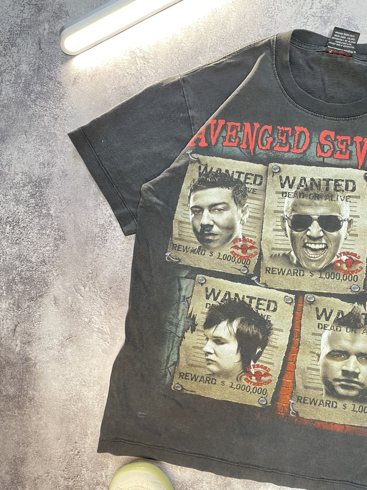 Band Tees Vtg Avenged Sevenfold A7X Fade Tour Band Tee M Size US M / EU 48-50 / 2 - 3 Thumbnail