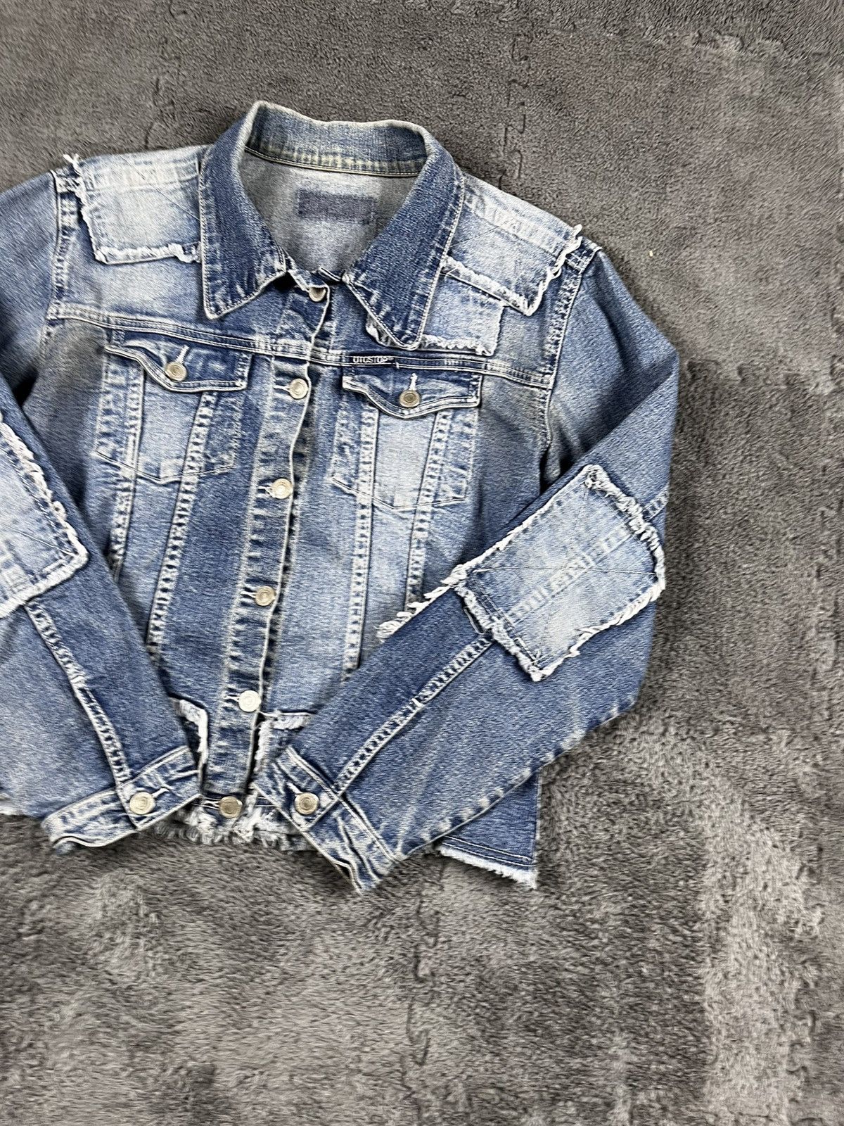 Vintage Vintage Y2K Patchwork denim jacket Japanese grunge size M Size M / US 6-8 / IT 42-44 - 3 Thumbnail