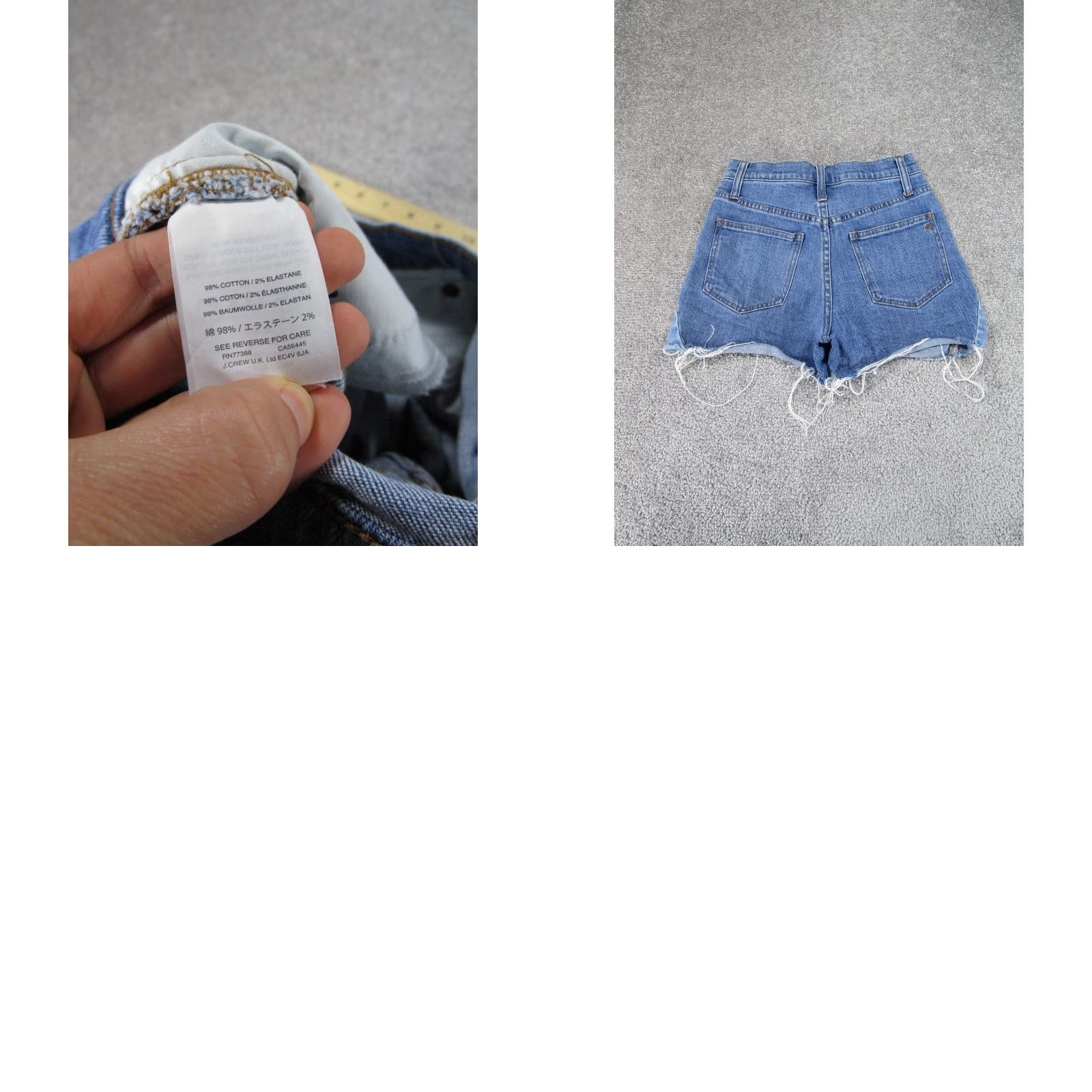 Madewell Madewell Shorts Womens 23 Medium Wash Denim Cut Offs Size 40" / US 18 - 8 Thumbnail