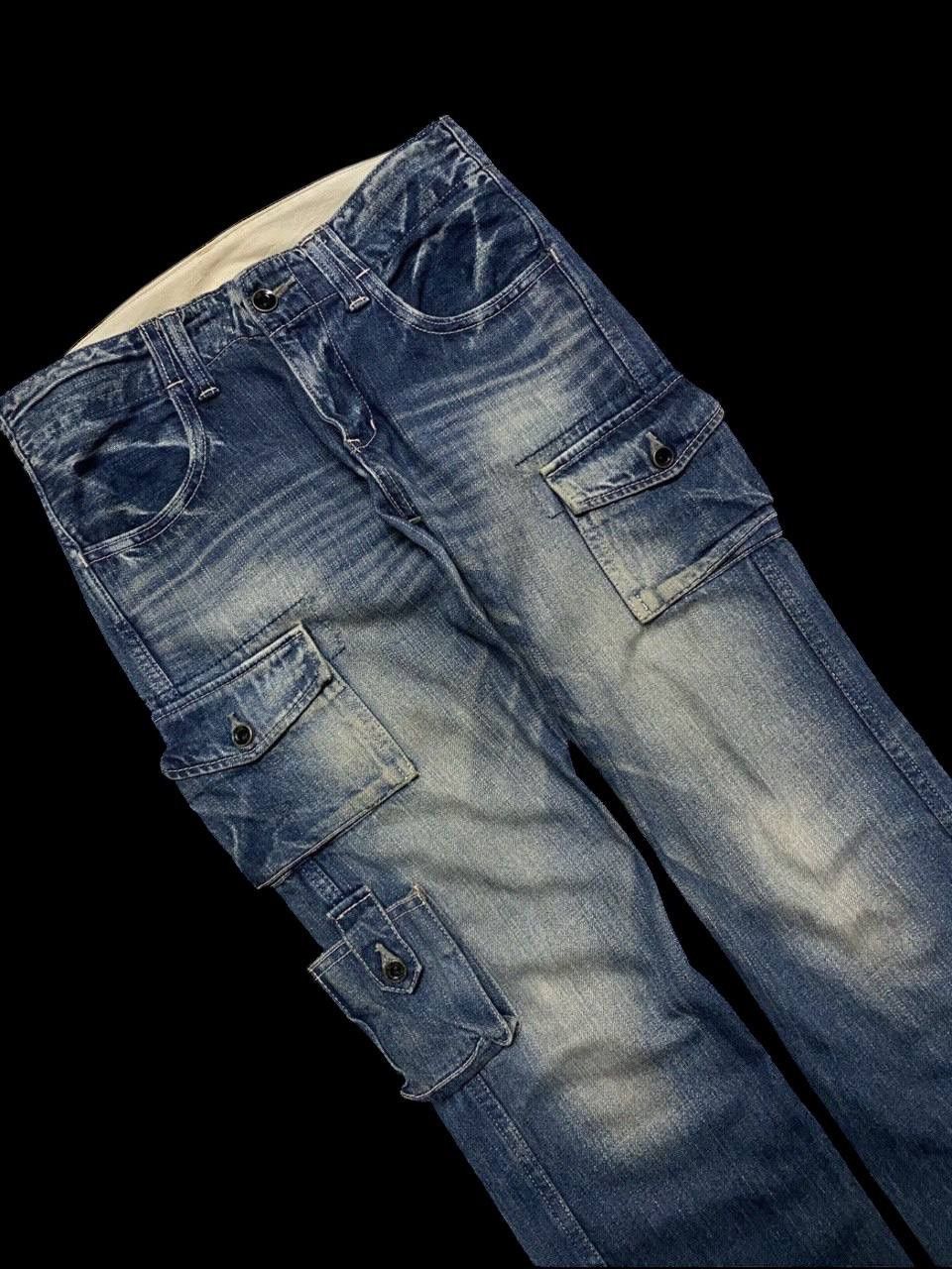 Japanese Brand RARE 90s John Bull Kojima Japan Mudwash Multipocket Style Size US 28 / EU 44 - 7 Thumbnail