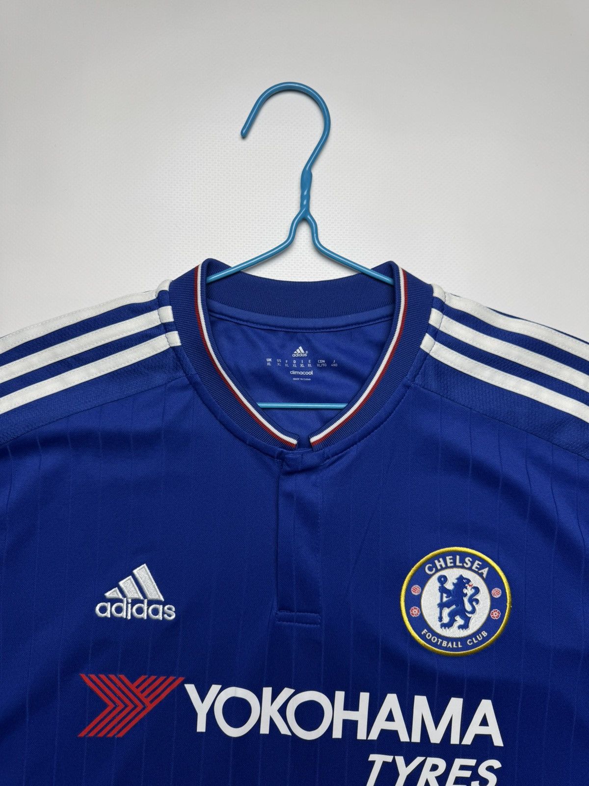 Adidas Vintage Adidas FC Chelsea 2015 Blokecore Soccer Jersey Size US XXL / EU 58 / 5 - 6 Thumbnail