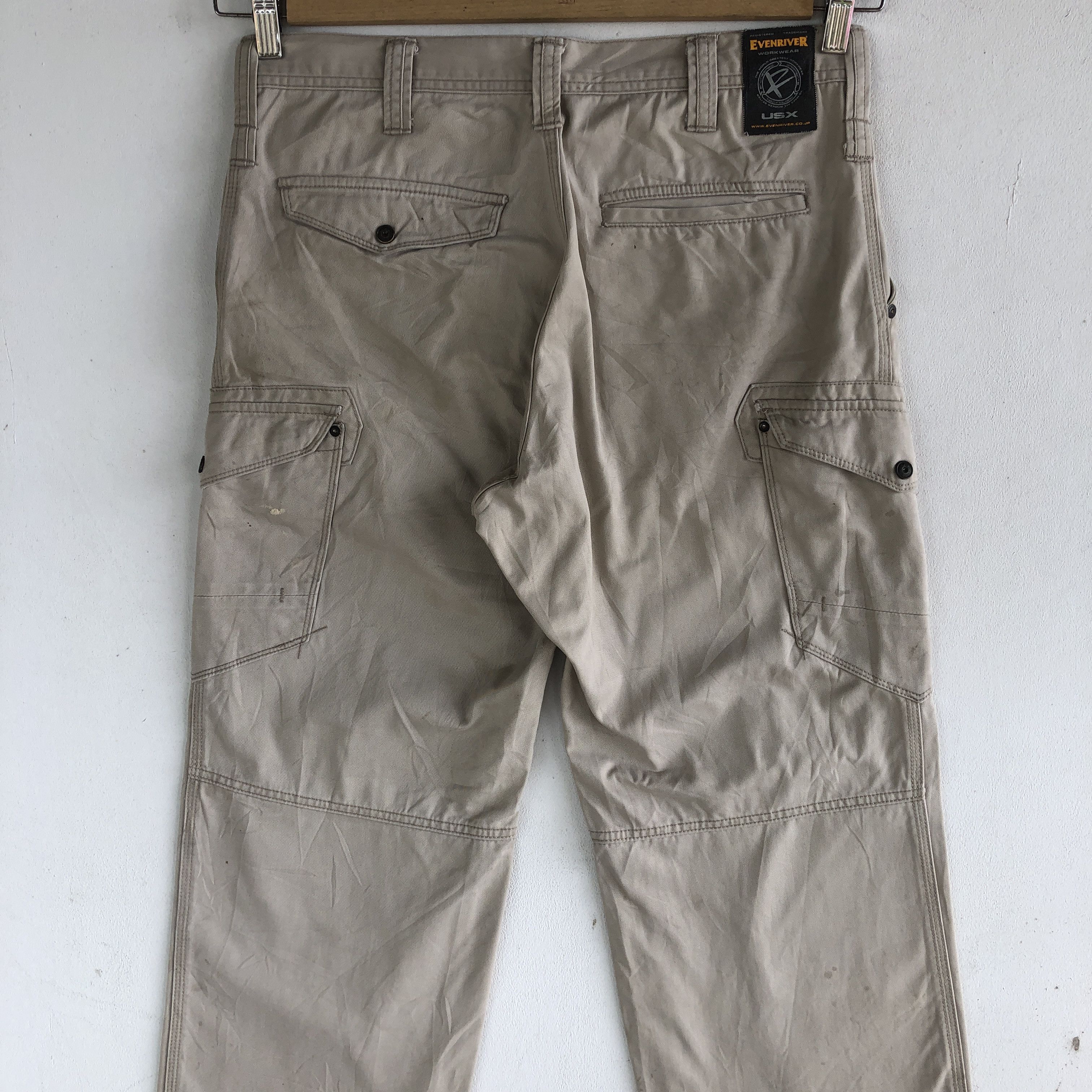 Japanese Brand Dirty Japanese Cargo Pants Multi Pockets Military Trousers Size US 30 / EU 46 - 4 Thumbnail