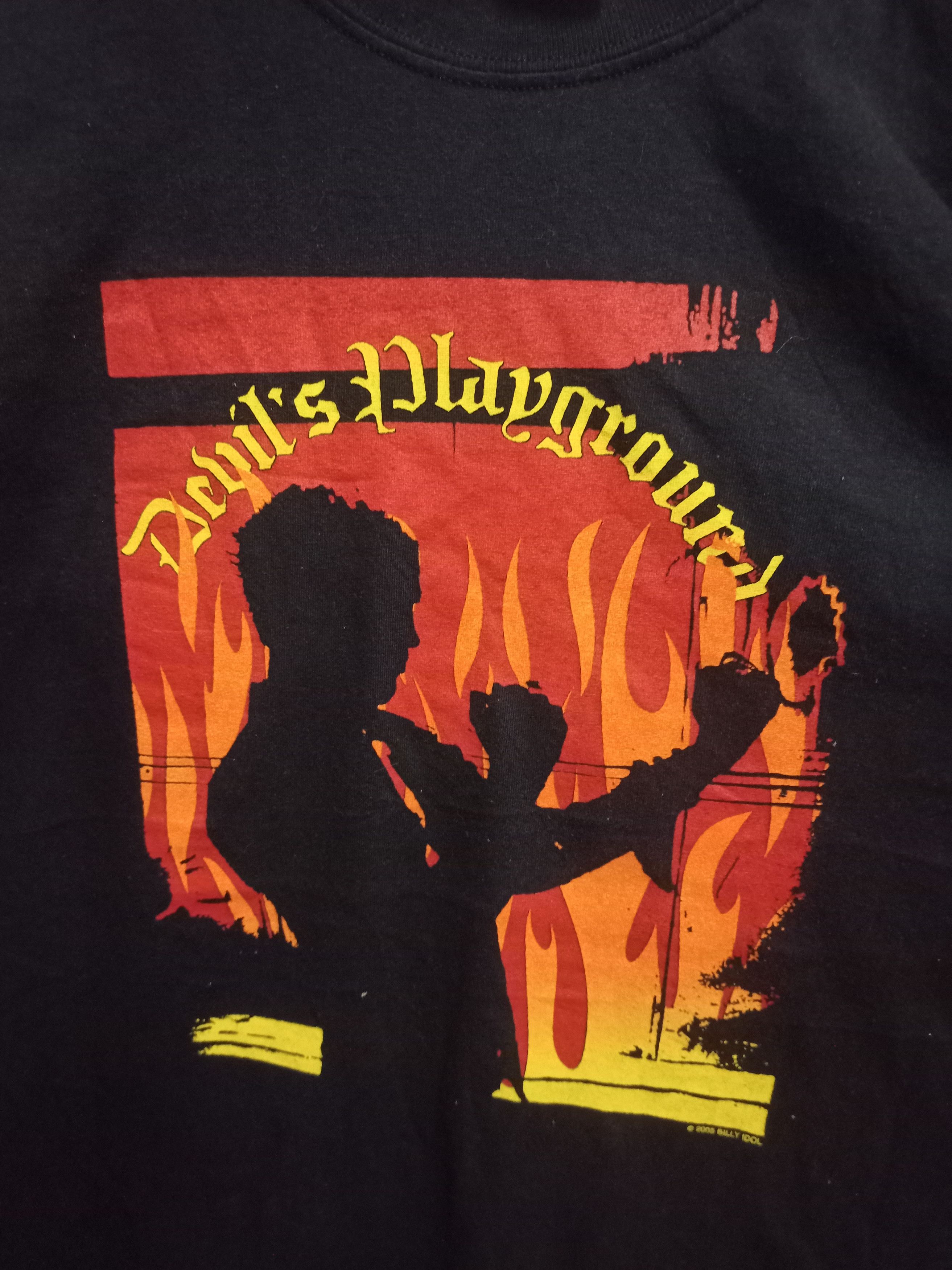 Band Tees × Vintage Vintage 00s Billy Idol 2005 Devil's Playground Size US L / EU 52-54 / 3 - 4 Thumbnail