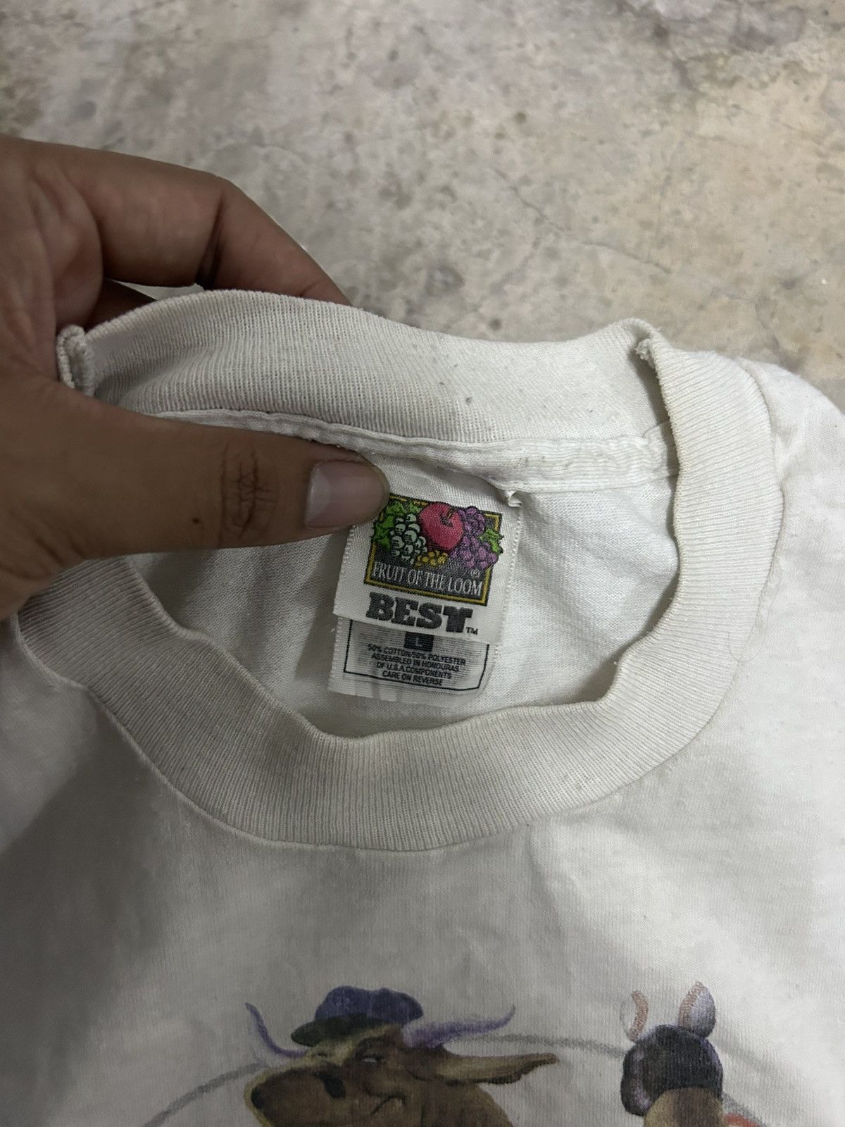 Vintage VINTAGE MASCOT ROCKIES MONDAYS VINTAGE FRUIT OF THE LOOM TAG Size US S / EU 44-46 / 1 - 5 Thumbnail