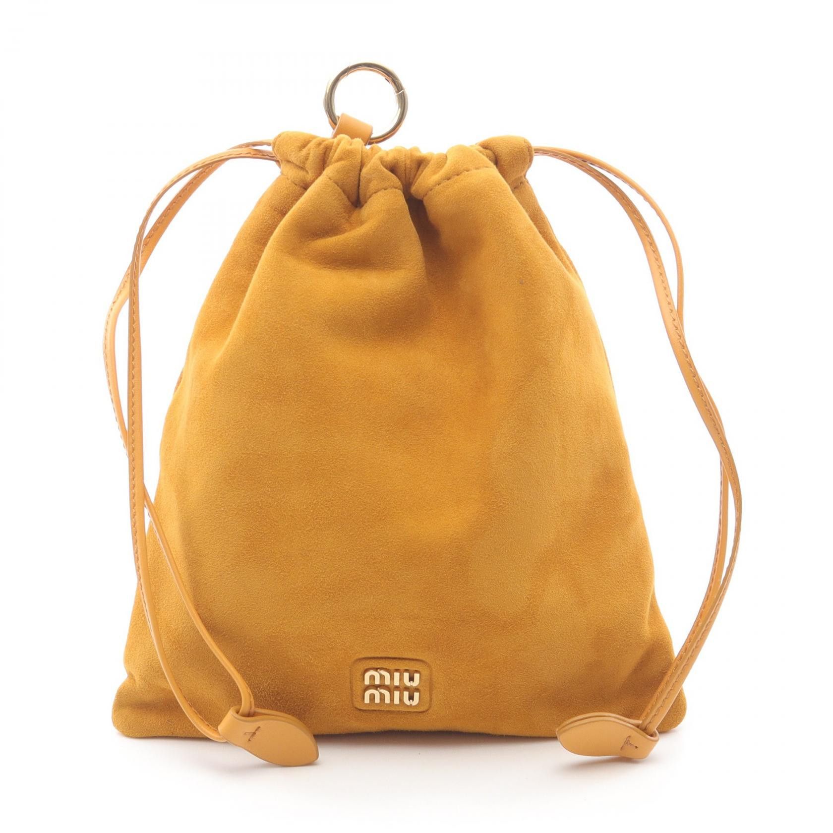 Miu Miu Miu Miu Miu Miu CAMOSCIO Suede Pouch Suede Other 5GN010 Size ONE SIZE - 1 Thumbnail