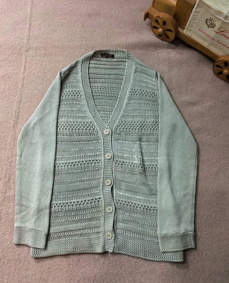 Loro Piana LORO PIANA Silk island cotton knit open shirt Size M / US 6-8 / IT 42-44 - 1 Thumbnail