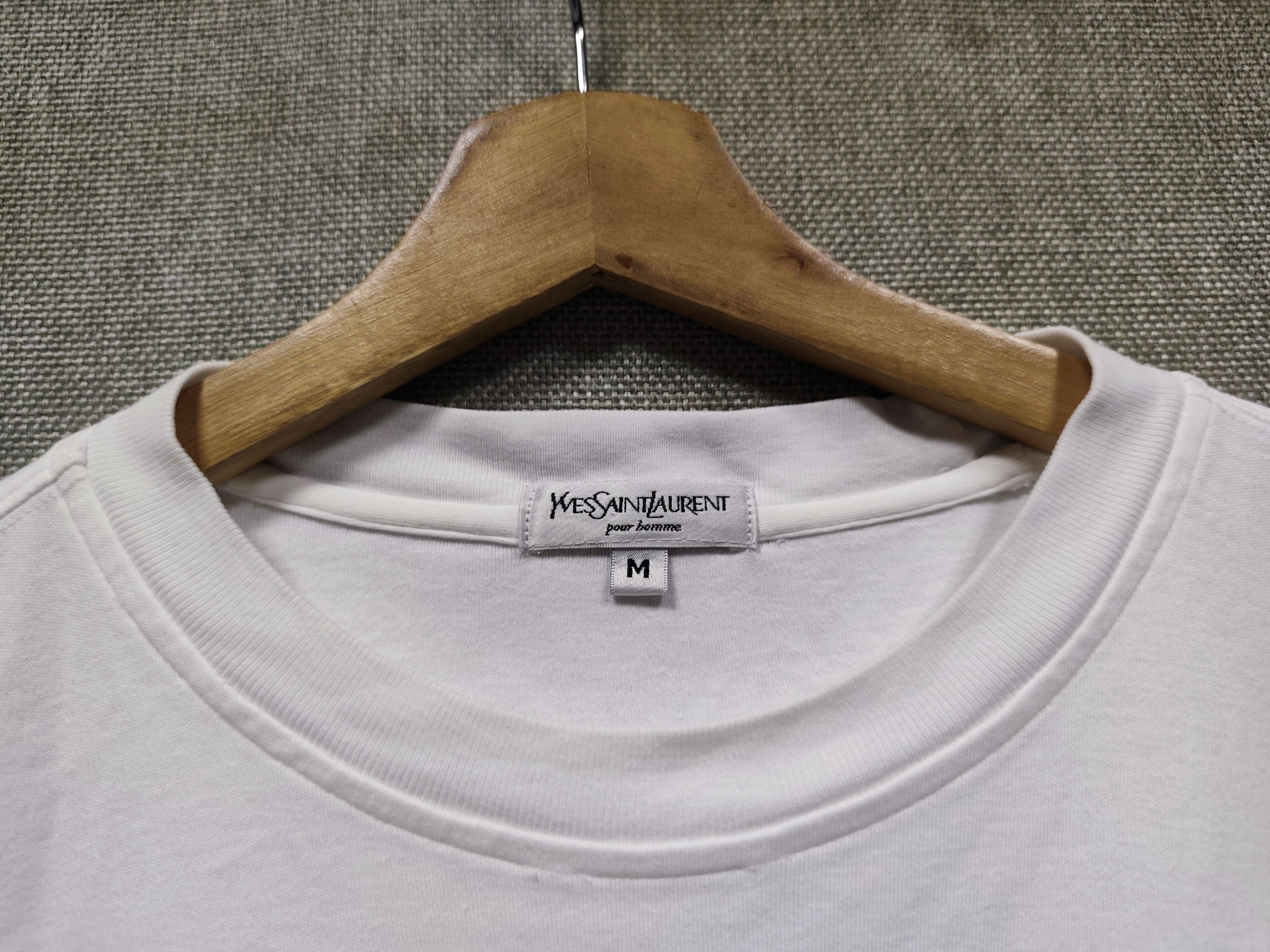 Yves Saint Laurent Yves Saint Laurent Spellout embroidery tee Size US M / EU 48-50 / 2 - 4 Thumbnail