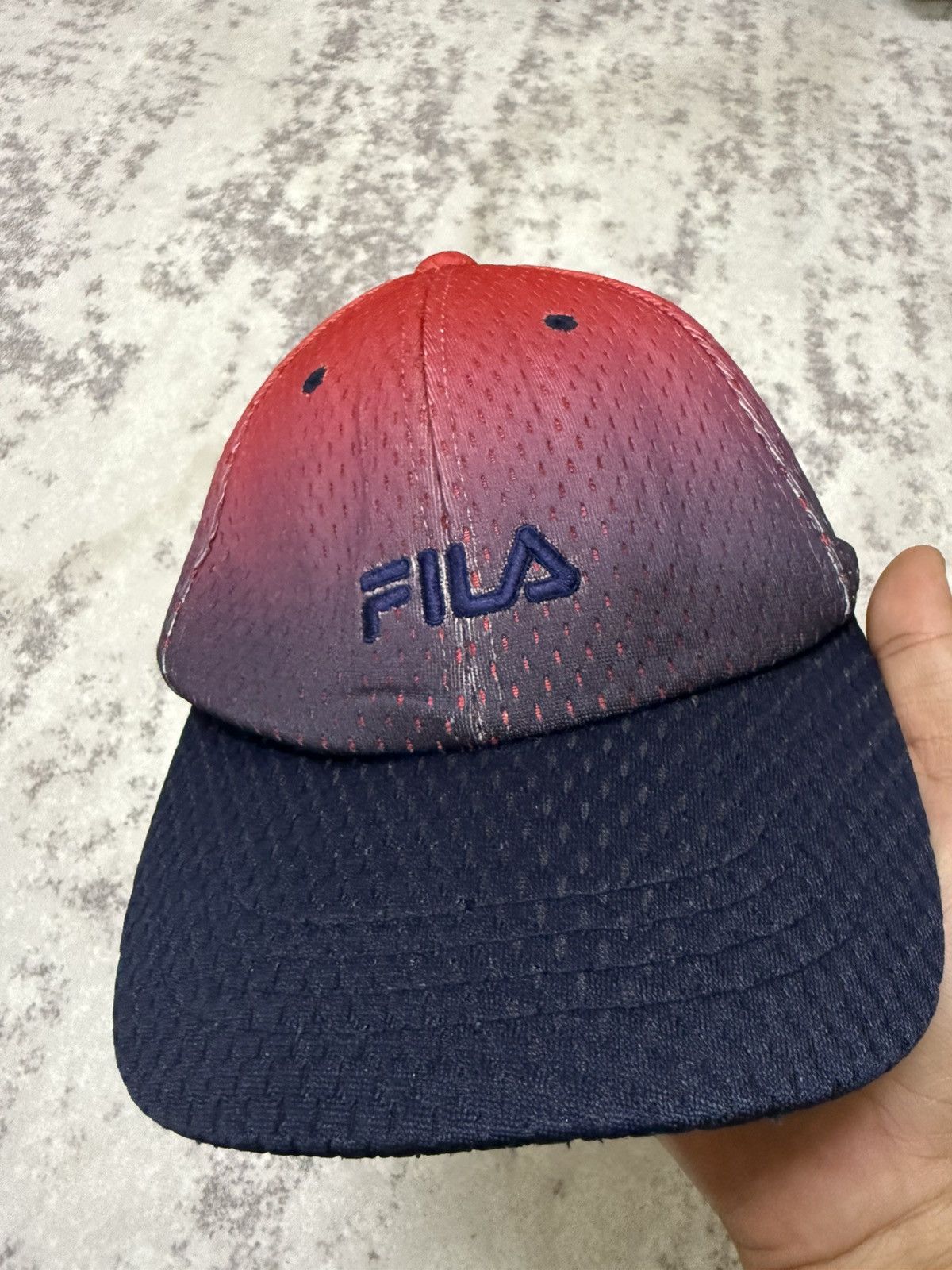 Fila Vintage Fila Two Tone Colour Adjustable Running Cap Size ONE SIZE - 6 Thumbnail