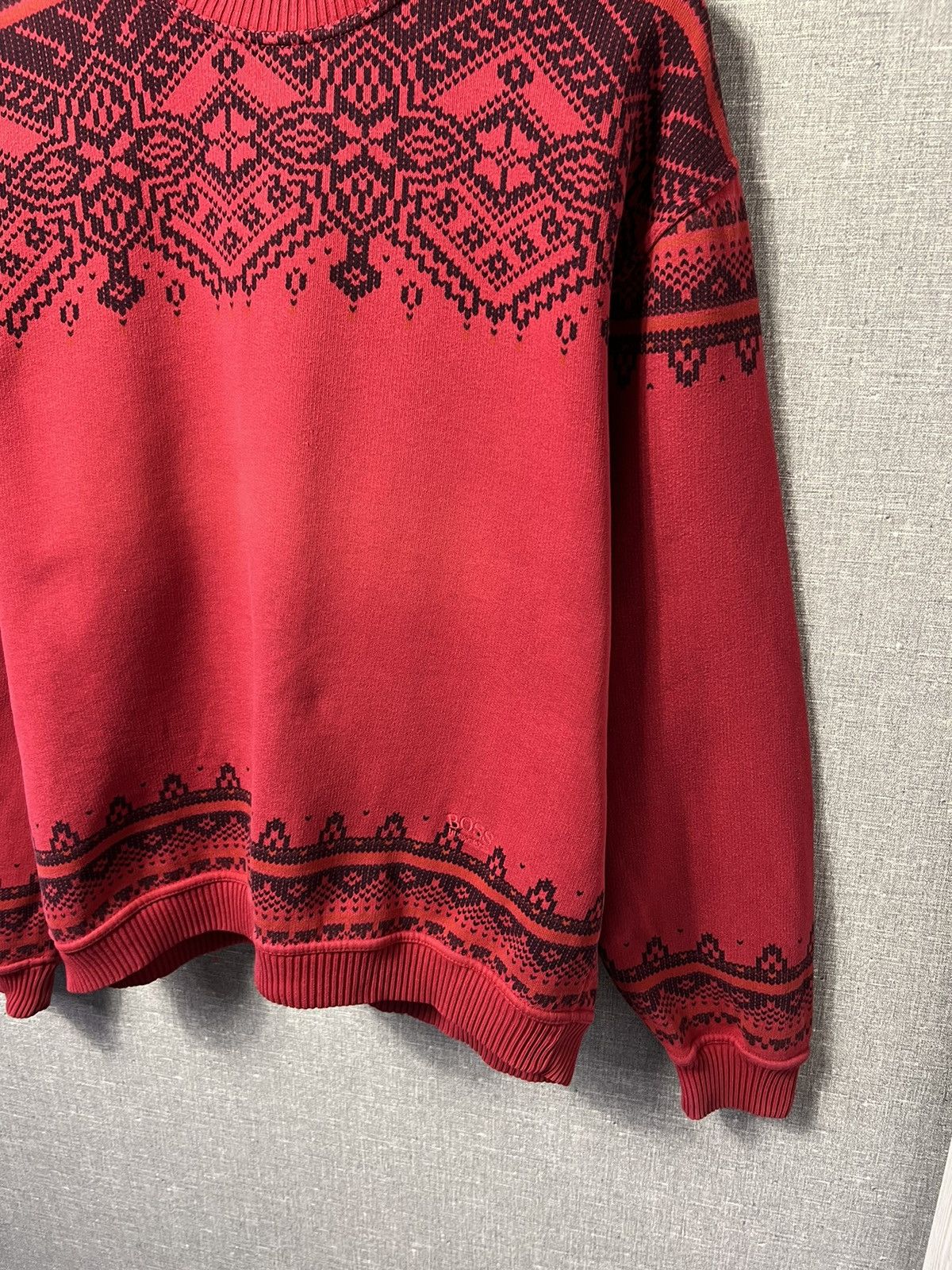 Hugo Boss × Vintage Vintage 90s Hugo Boss Archive Sweatshirt Size US L / EU 52-54 / 3 - 2 Thumbnail