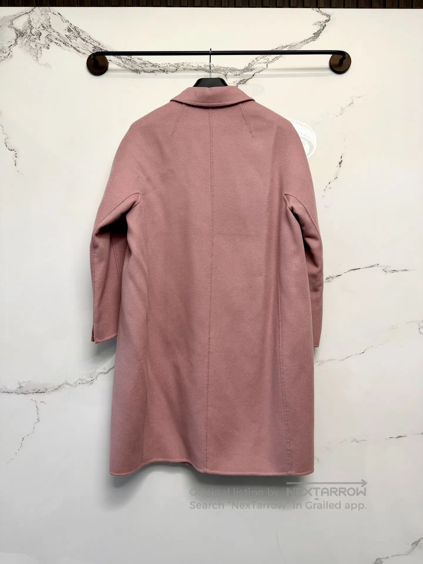 Max Mara Max Mara Pink Overcoat| Size S / US 4 / IT 40 - 3 Thumbnail