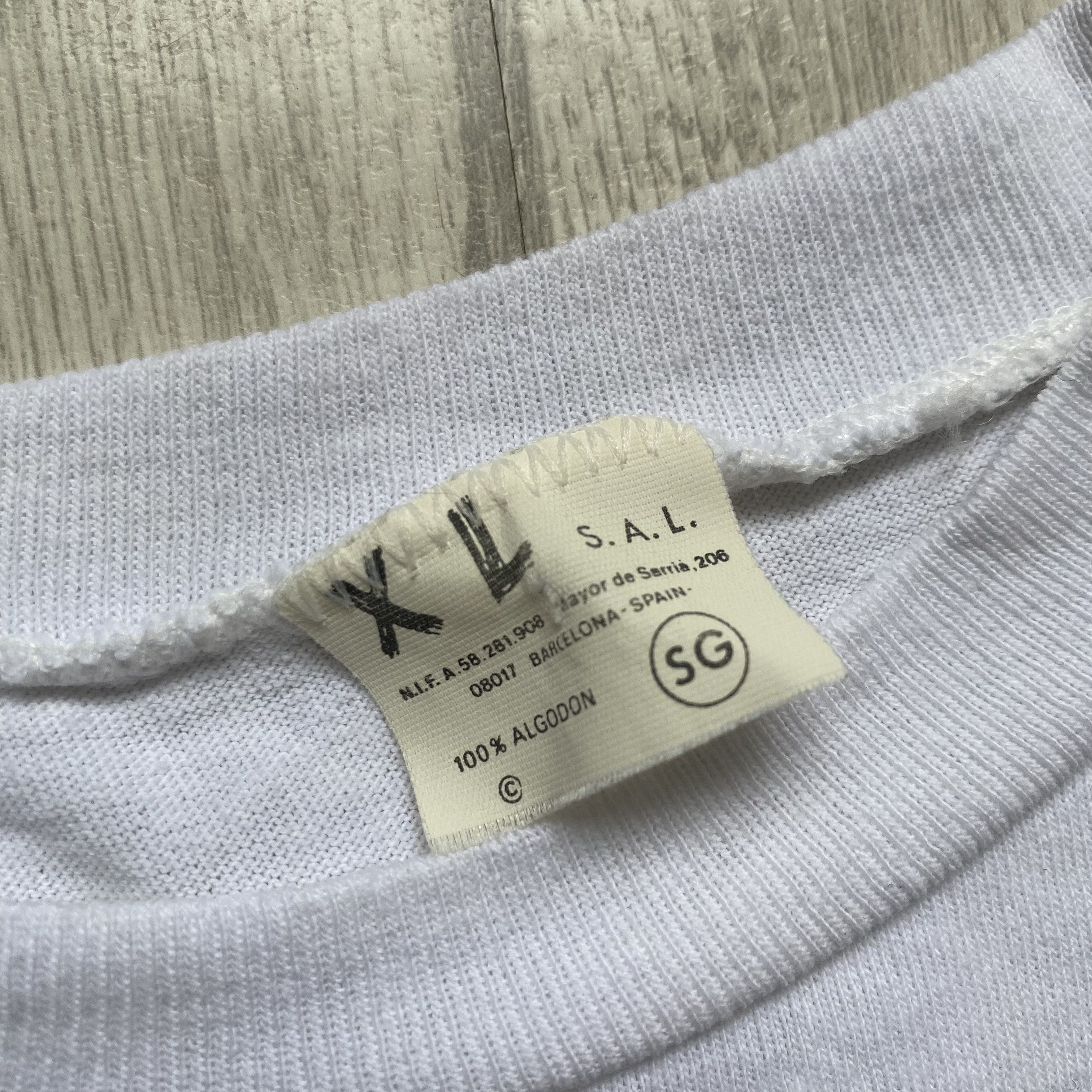 Fruit Of The Loom Vintage 80s Criminal Serial La Huella Del Crimen Tee TV show Size US M / EU 48-50 / 2 - 7 Thumbnail