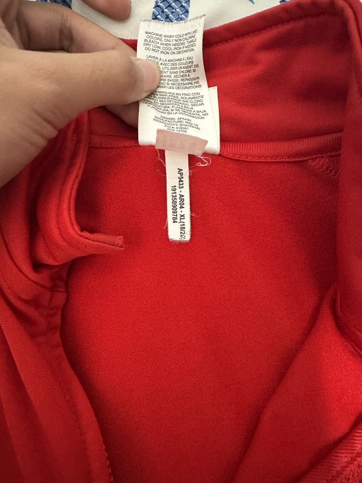 Adidas Adidas Red Zip Up Hoodie Size US S / EU 44-46 / 1 - 5 Thumbnail