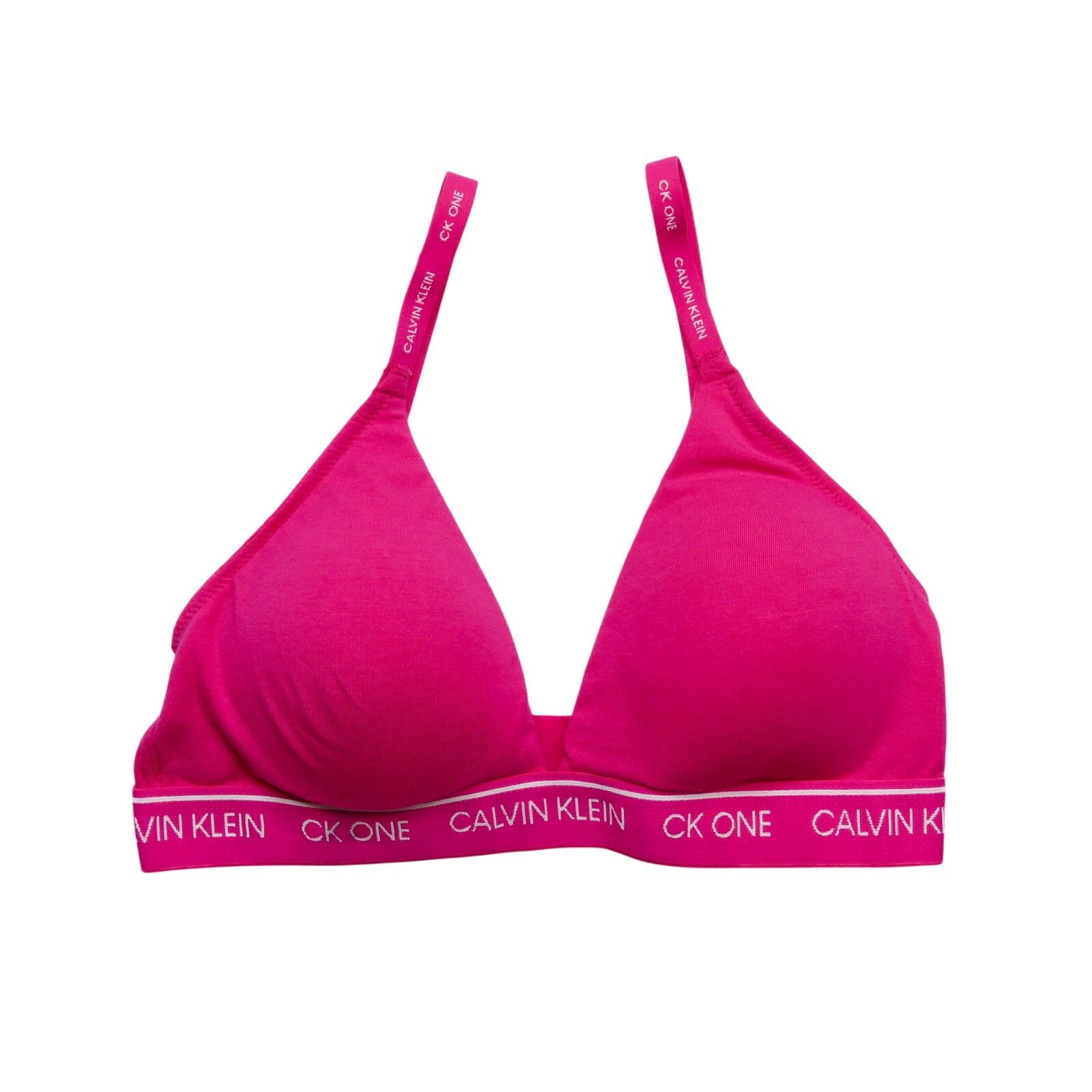 Calvin Klein Calvin Klein CK ONE Hot Pink Triangle Bra Size Small Size S / US 4 / IT 40 - 9 Thumbnail