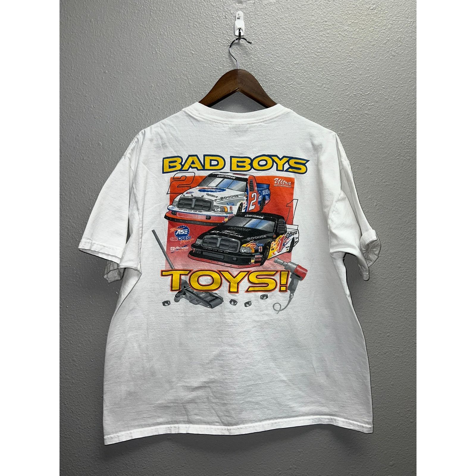 Fruit Of The Loom Vintage Bad Boy Toys Shirt Chevy Craftsman Tee 90s XL Size US XL / EU 56 / 4 - 1 Thumbnail