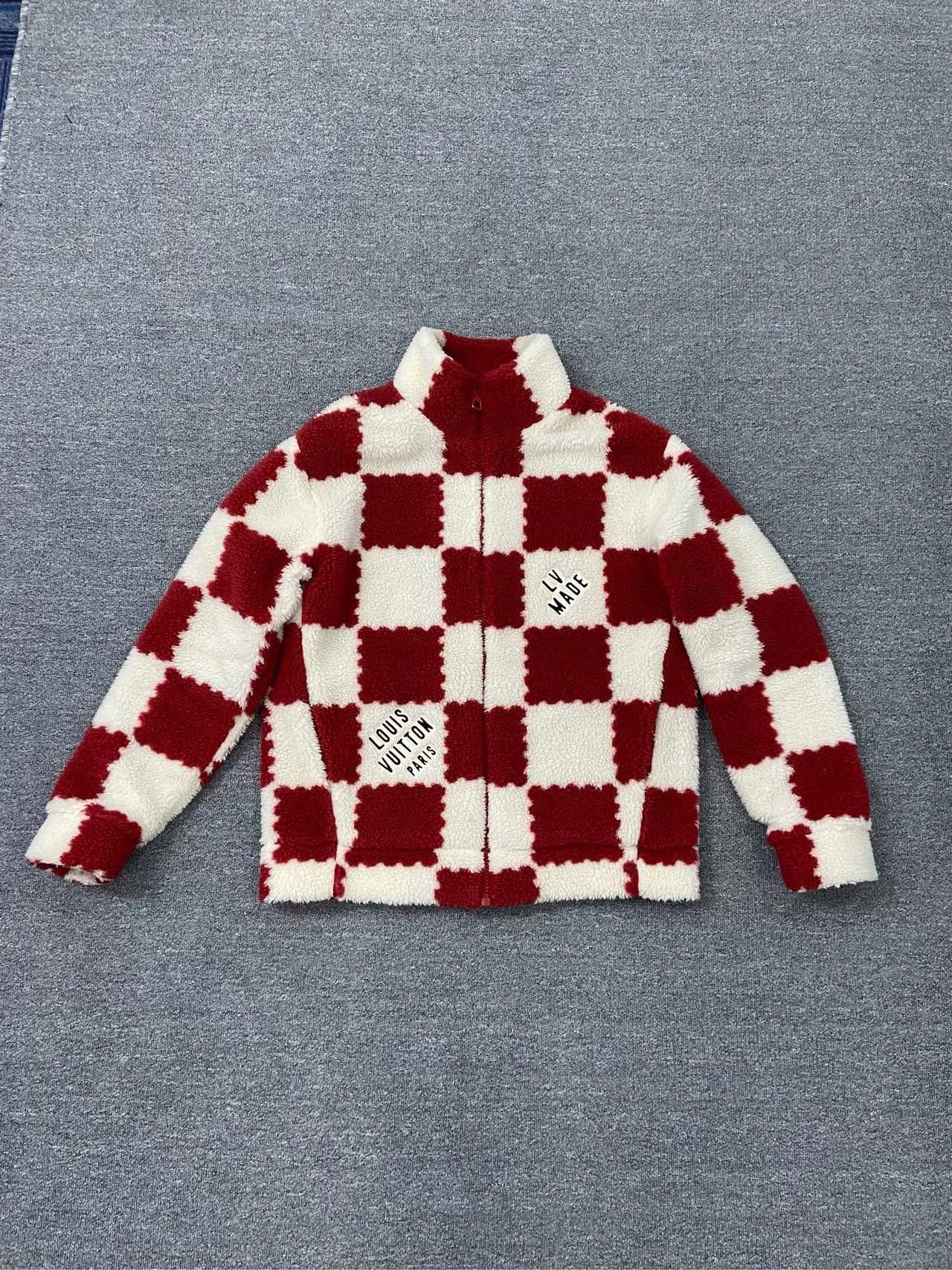 Louis Vuitton Louis Vuitton x Nigo Damier Fleece Jacket XL Size US XL / EU 56 / 4 - 1 Thumbnail