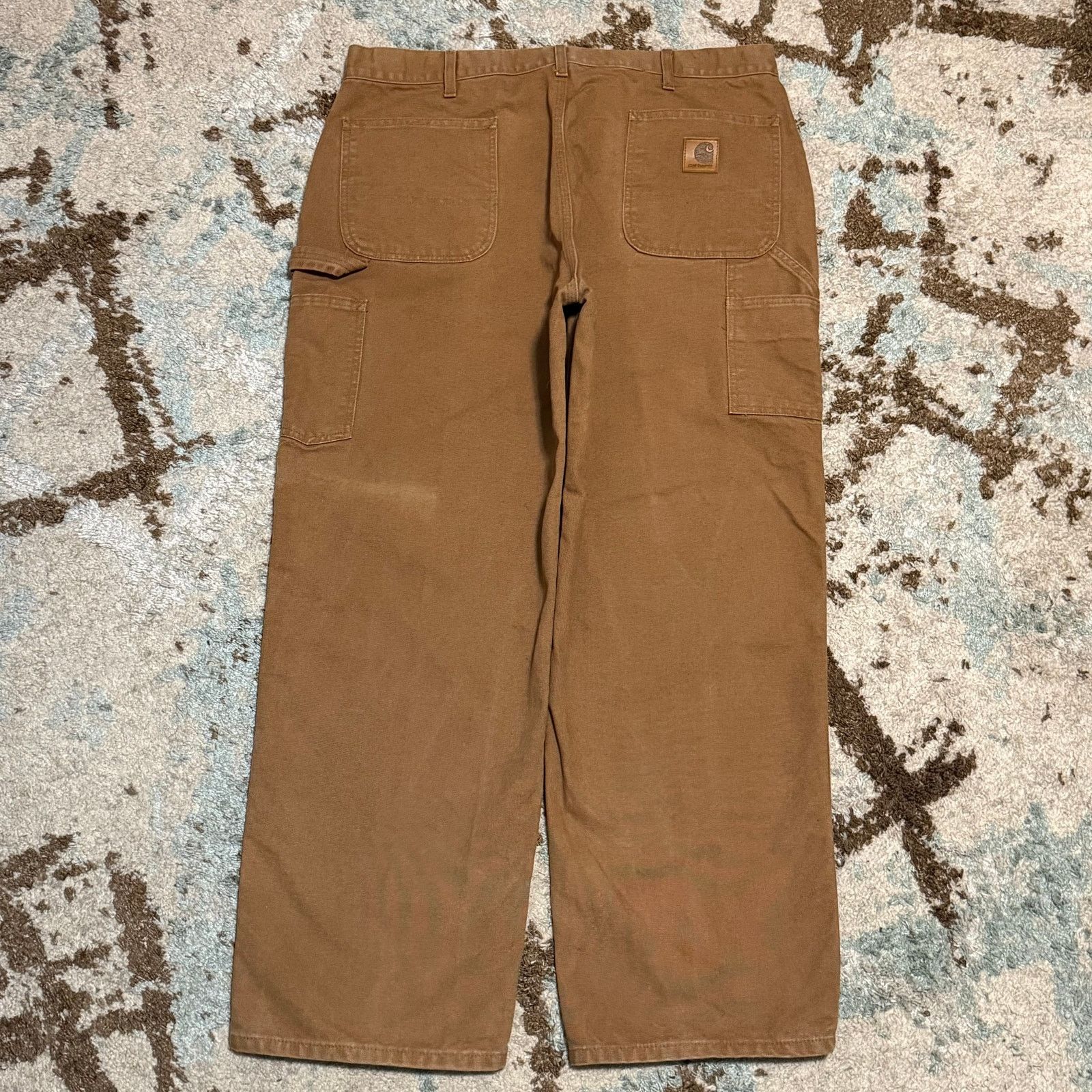 Carhartt × Vintage Vintage Carhartt B11 BRN Canvas Carpenter Pants Size 40x30 Size US 40 / EU 56 - 1 Thumbnail