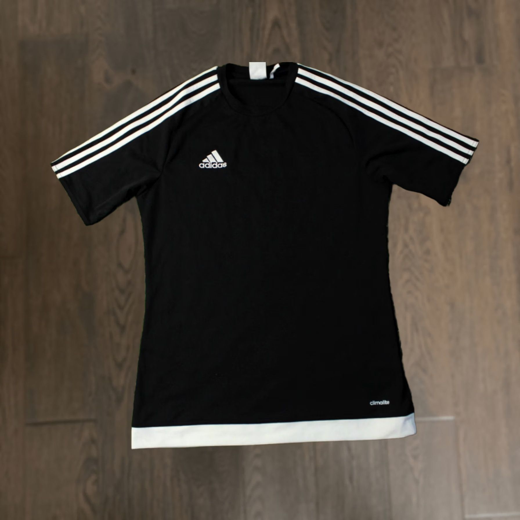 Adidas ADIDAS PERFORMANCE Football T-Shirt S Mens Black and White 2018 Estro Short Sleeve Shirt Jersey 100% Polyester Vintage No Size US S / EU 44-46 / 1 - 1 Thumbnail