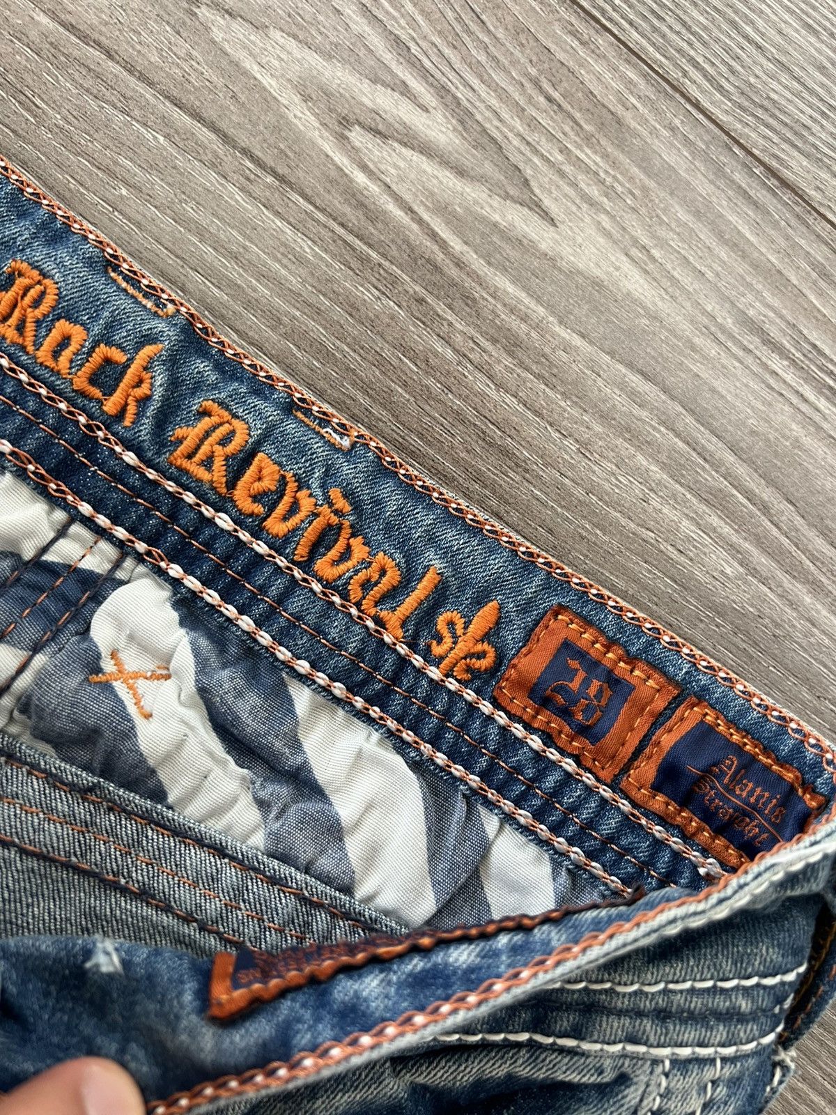 Rock Revival ‼️New Rock Revival Made in USA RRP:210€ Selvage Jeans Size US 28 / EU 44 - 14 Thumbnail