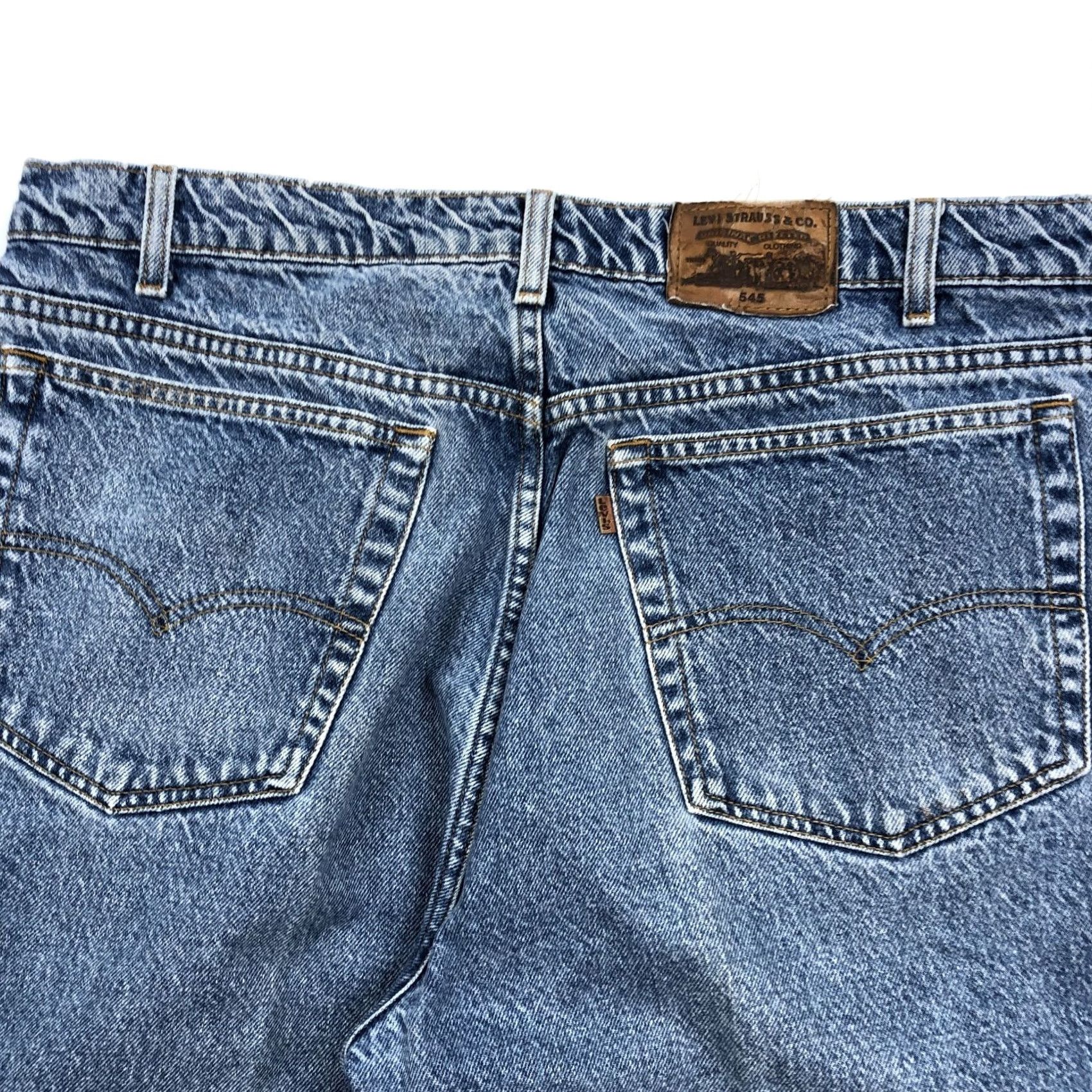 Levi's Levi's 545 Loose Fit Jeans 38x30 Men Denim Blue 5-Pocket Zipper Button Levi’s Vintage 90s Casual Classic Mens Size US 40 / EU 56 - 4 Thumbnail