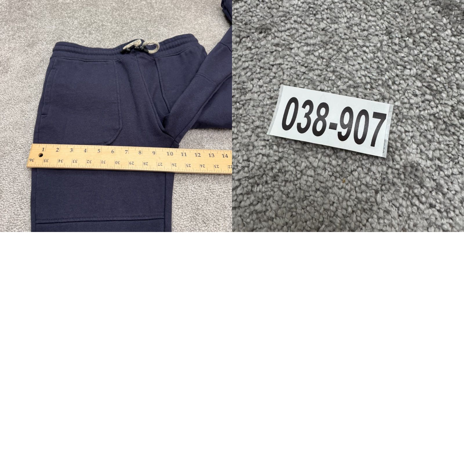 Vintage Retreat Jogger Sweatpants Mens S Blue Fleece Casual Activewear Casual Streetwear Athletic Size US 29 - 10 Thumbnail