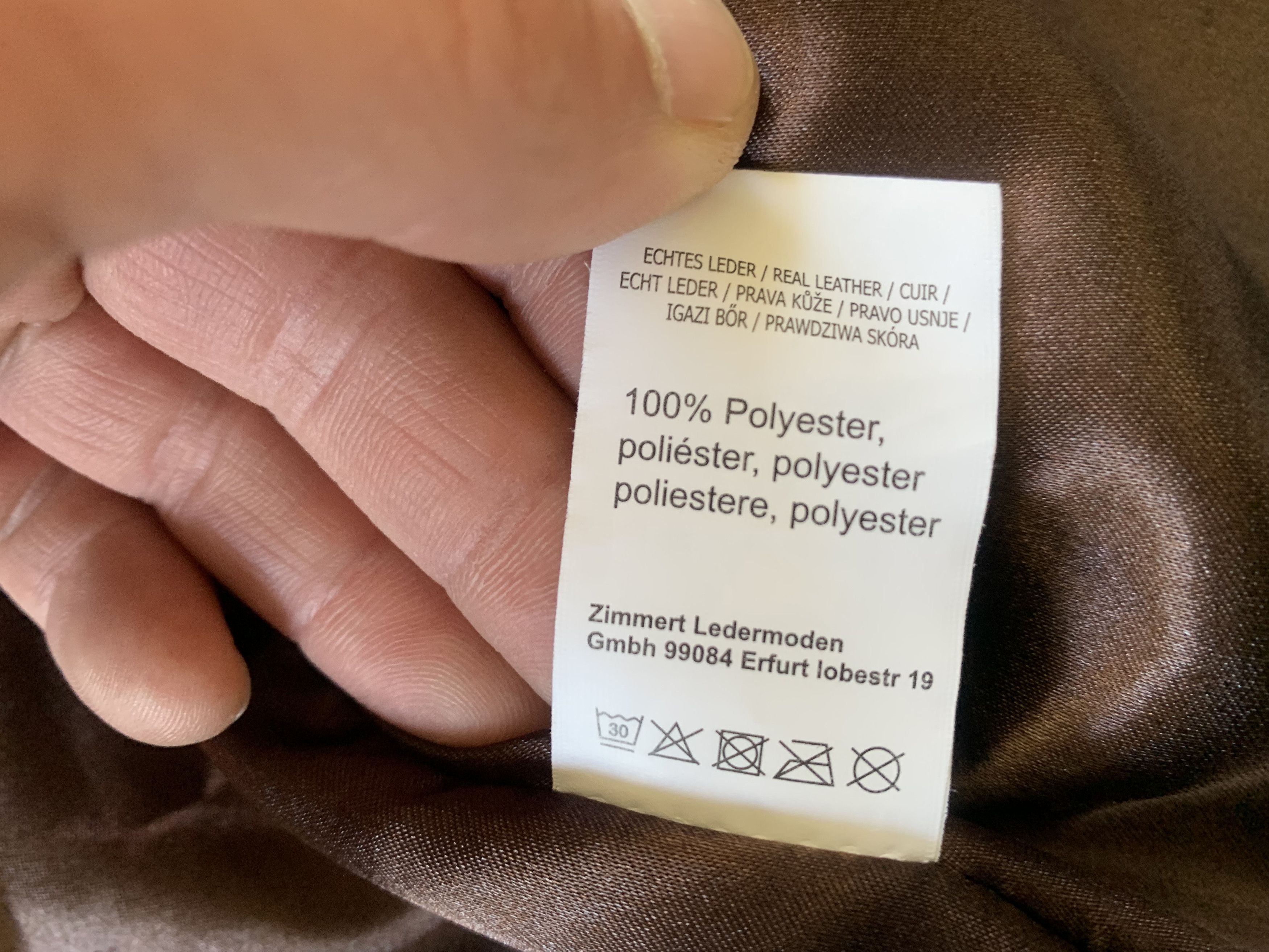 Other Zimmert Leather Womens Long Brown Jacket Size M / US 6-8 / IT 42-44 - 14 Thumbnail