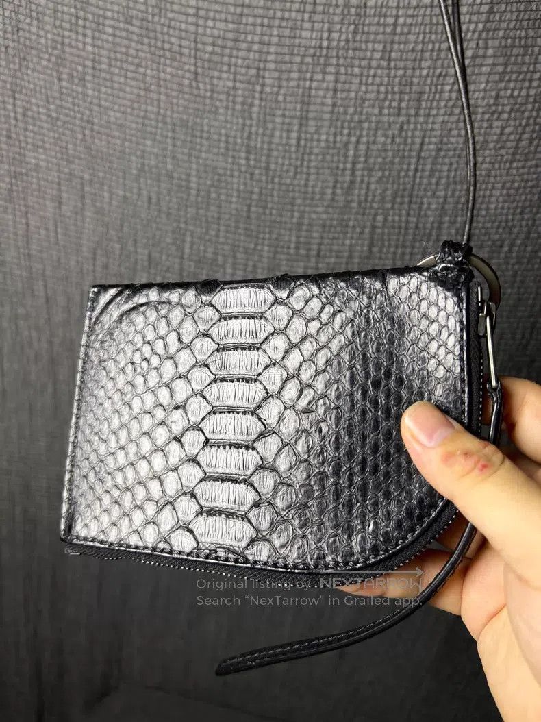 Rick Owens Rick Owens Rare Snake Skin Neck Wallet Size ONE SIZE - 3 Thumbnail
