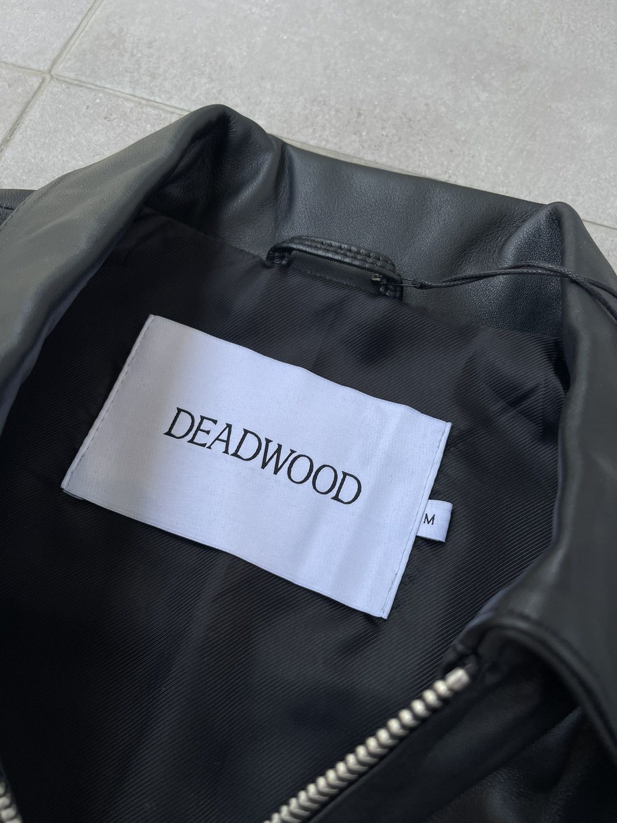 Deadwood !DS! AW23 Deadwood Gibbs Black Leather Jacket Size US M / EU 48-50 / 2 - 19 Thumbnail