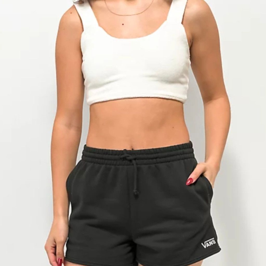 Vans Vans White Terry Strappy Bralette Size XL Size ONE SIZE - 1 Thumbnail