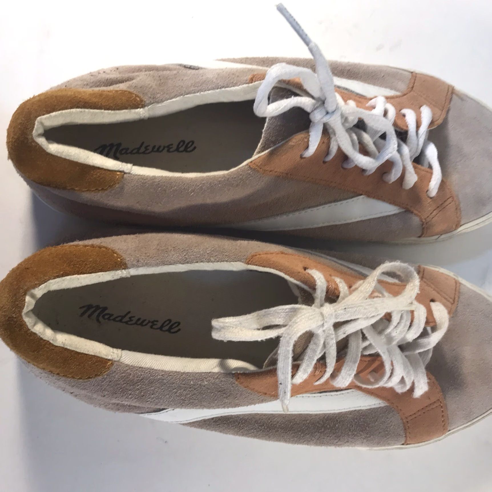 Madewell Madewell Multicolored Leather/Suede Sneakers Women’s Size 8M Casual Activewear Size US 8 / IT 38 - 7 Thumbnail