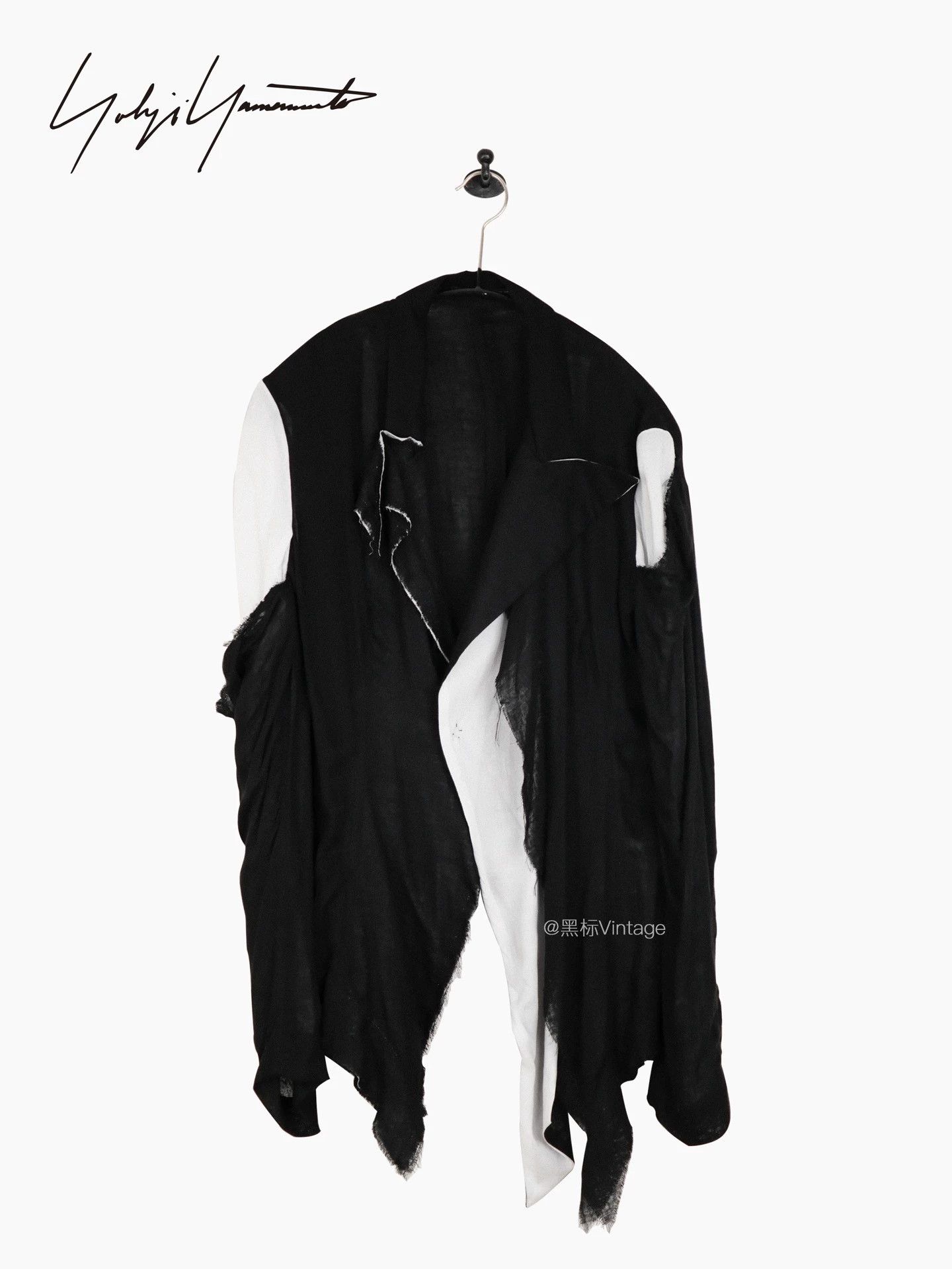Yohji Yamamoto Yohji Yamamoto 23SS Decon Distressed White Jacket Women Size S / US 4 / IT 40 - 2 Thumbnail