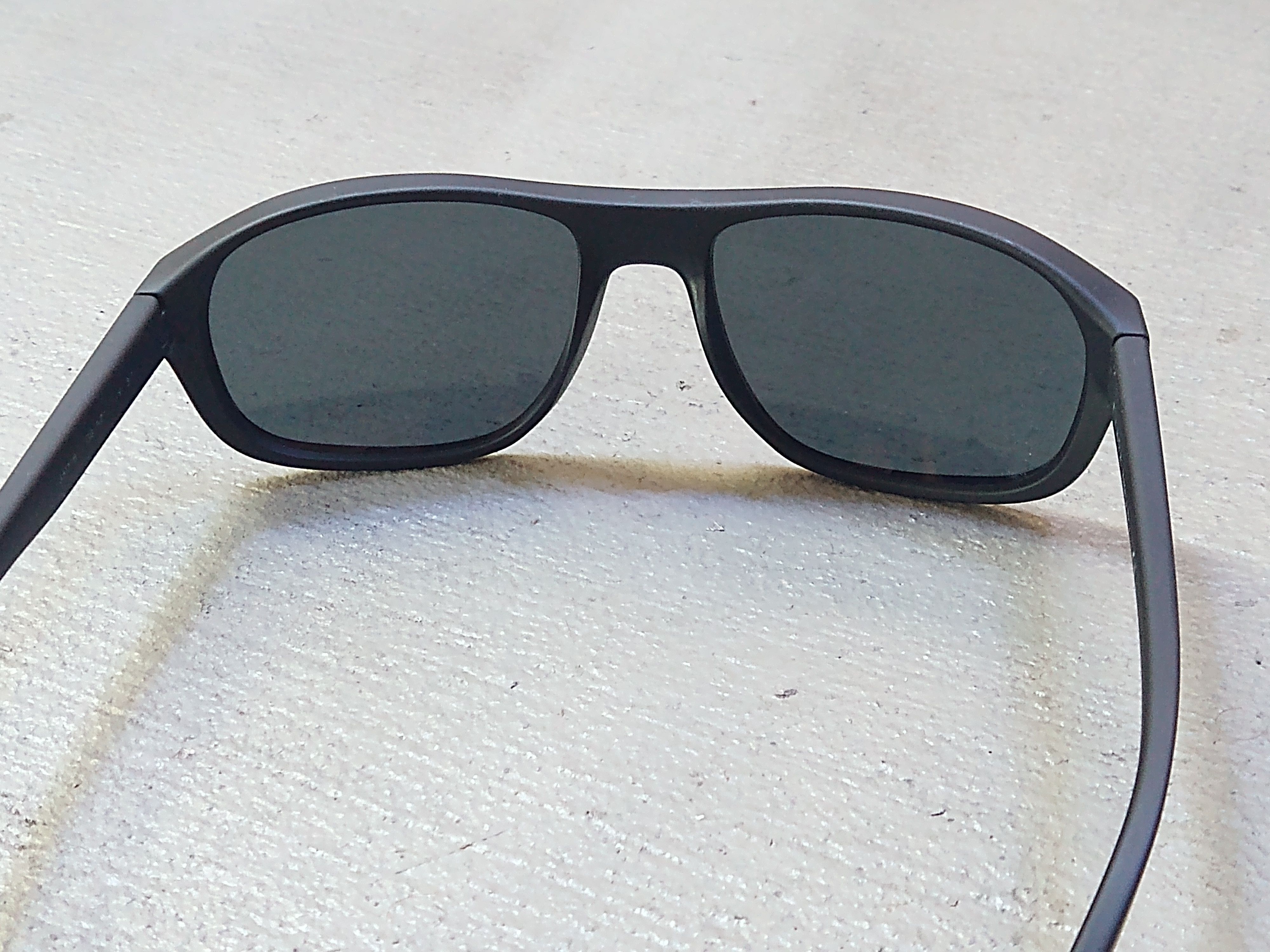 Prada Prada Sunglasses SPS 01R Black Blue Lens Linea Rossa Size ONE SIZE - 7 Thumbnail