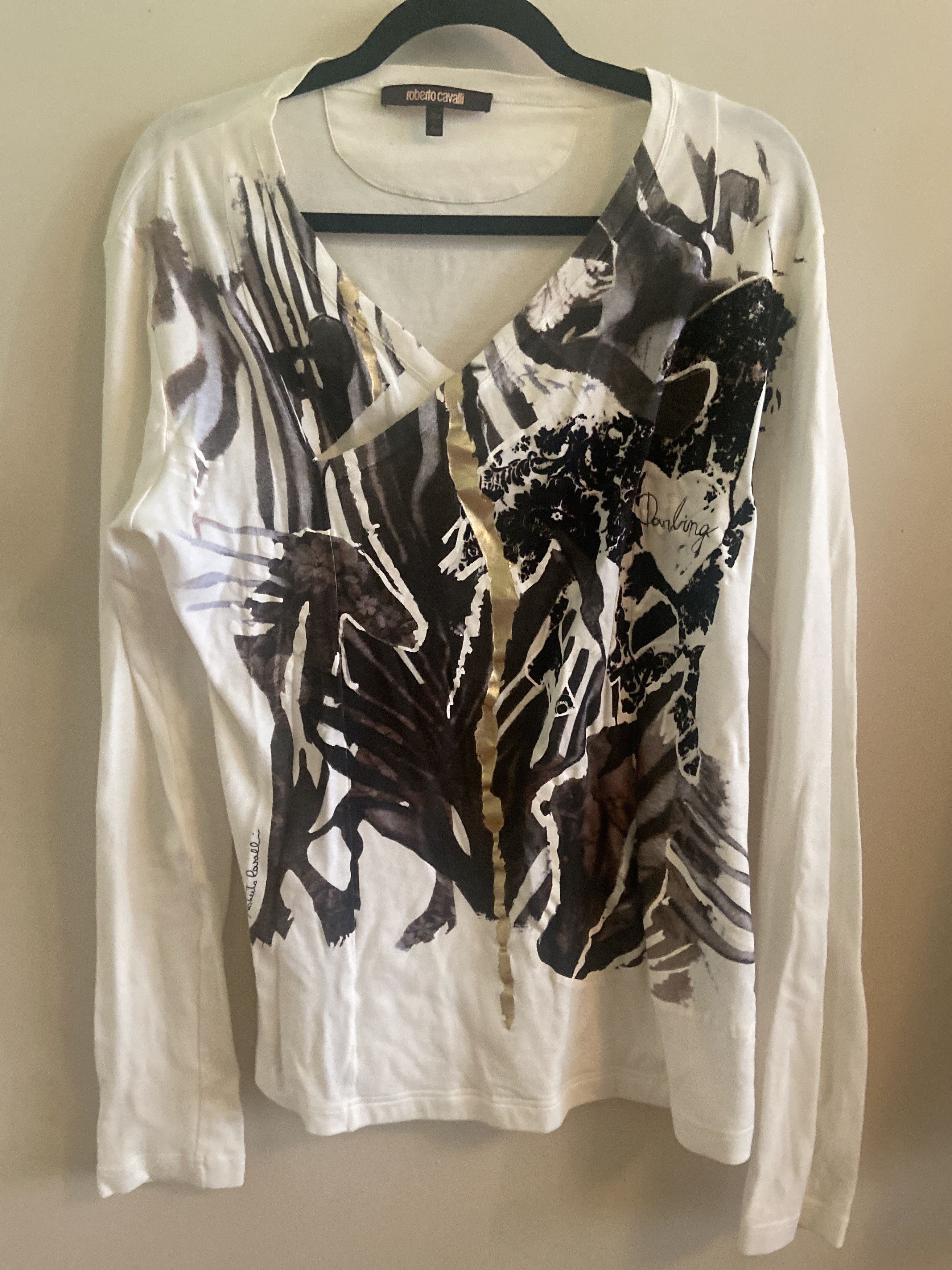 Roberto Cavalli Roberto Cavalli Abstract Print Long Sleeve Size US L / EU 52-54 / 3 - 1 Thumbnail