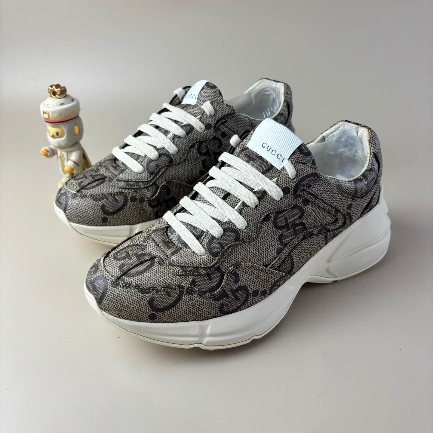 Gucci GUCCI Double G All Over Print Dad Sneakers 37.5 Near Mint Size US 6.5 / IT 36.5 - 1 Thumbnail