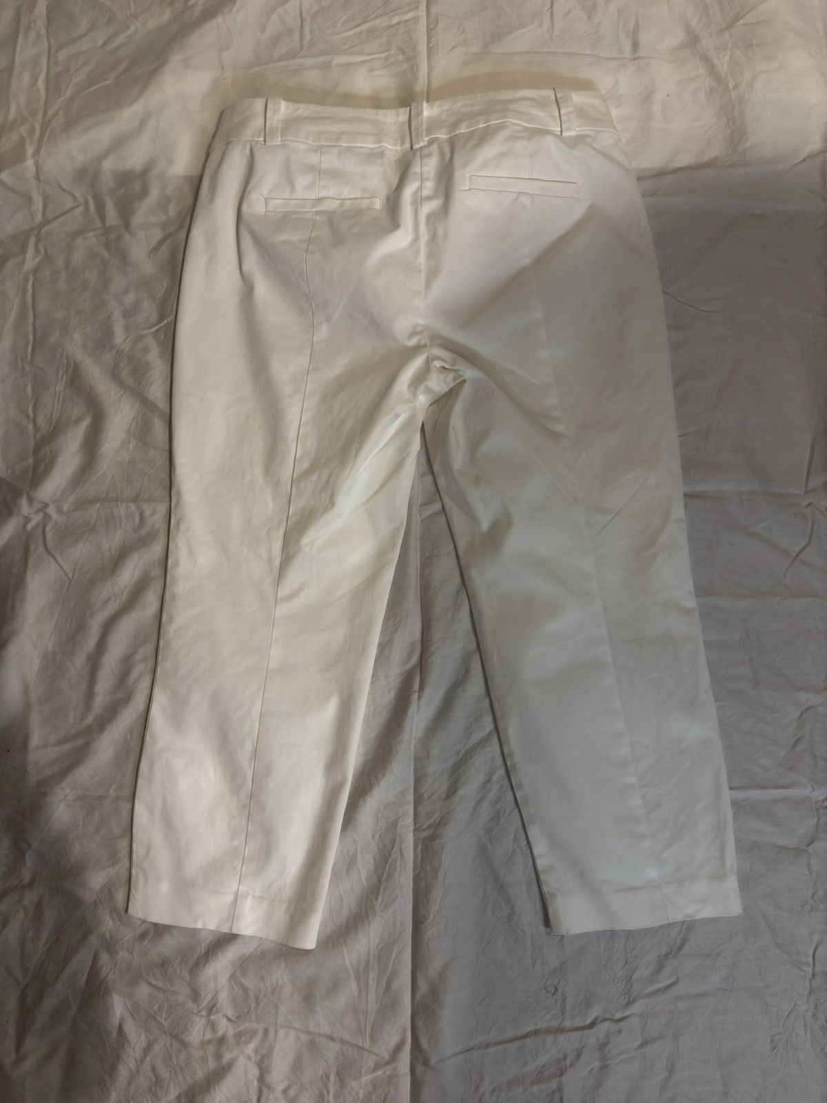 Ann Taylor White crop pants.op-615 Size 29" - 7 Thumbnail